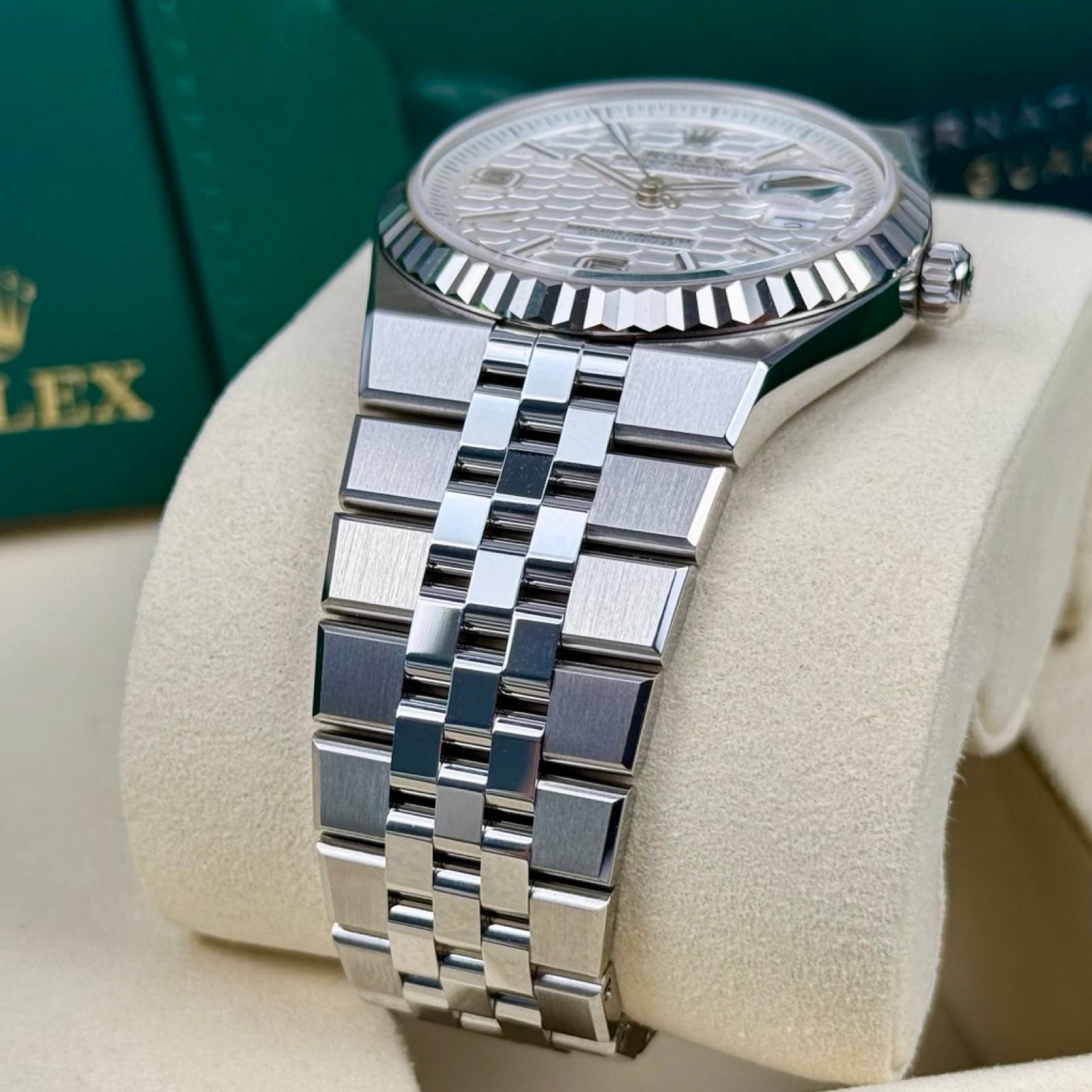 ROLEX LAND-DWELLER 36 STAHL 127234 03/2026 LC100 NEU FULLSET