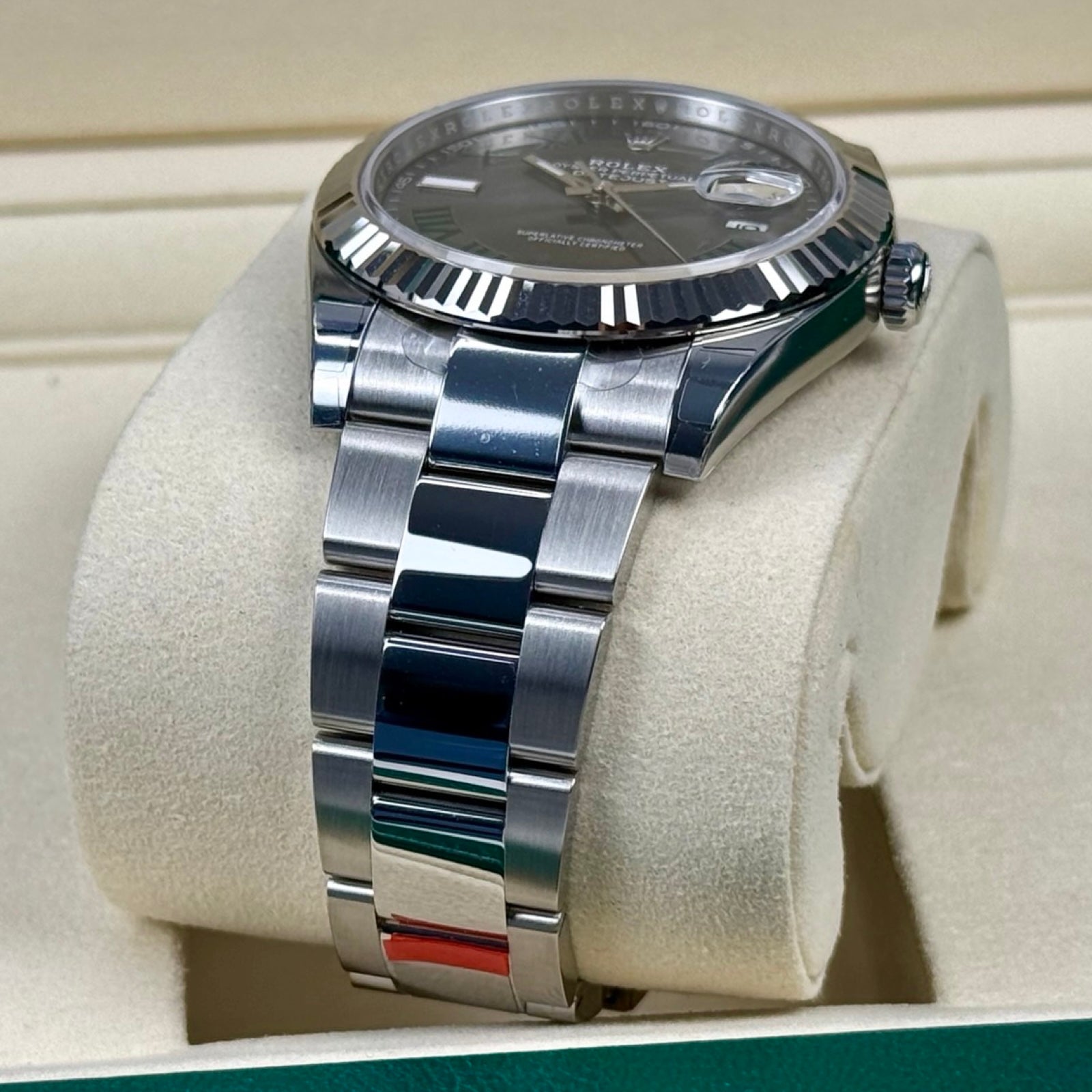 ROLEX DATEJUST 41 126334 OYSTER WIMBLEDON 01/2026 NEU FULLSET