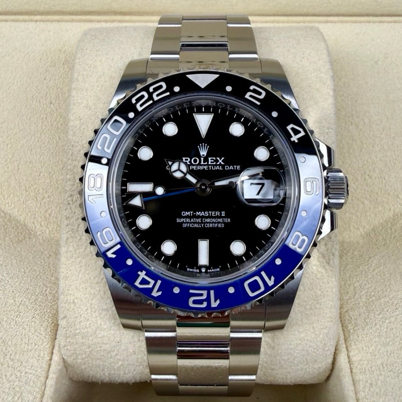 ROLEX GMT-MASTER II 126710BLNR BATMAN 2024 NEW FULLSET