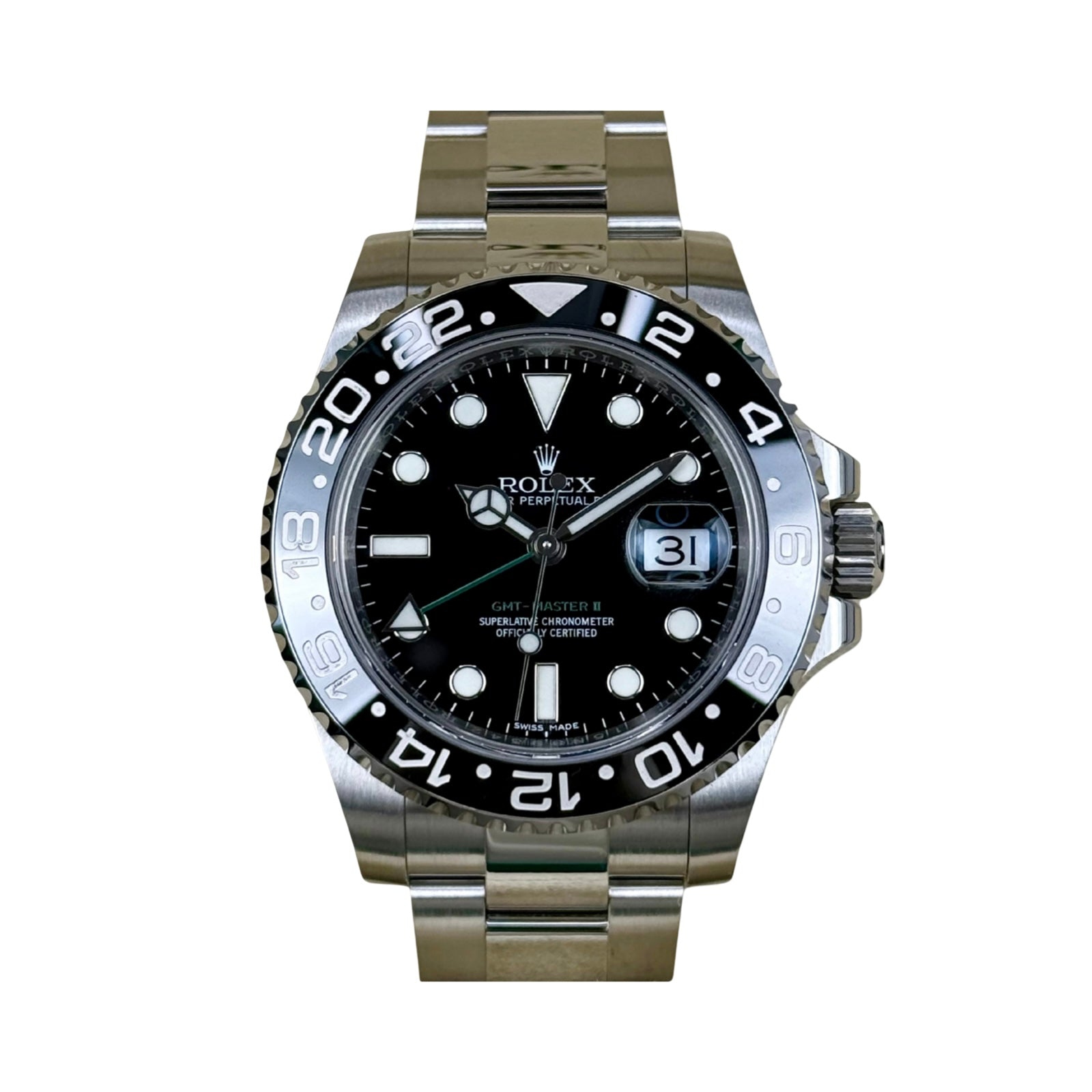 ROLEX GMT-MASTER II 116710LN 11/2016 LC100 TOP ZUSTAND FULLSET