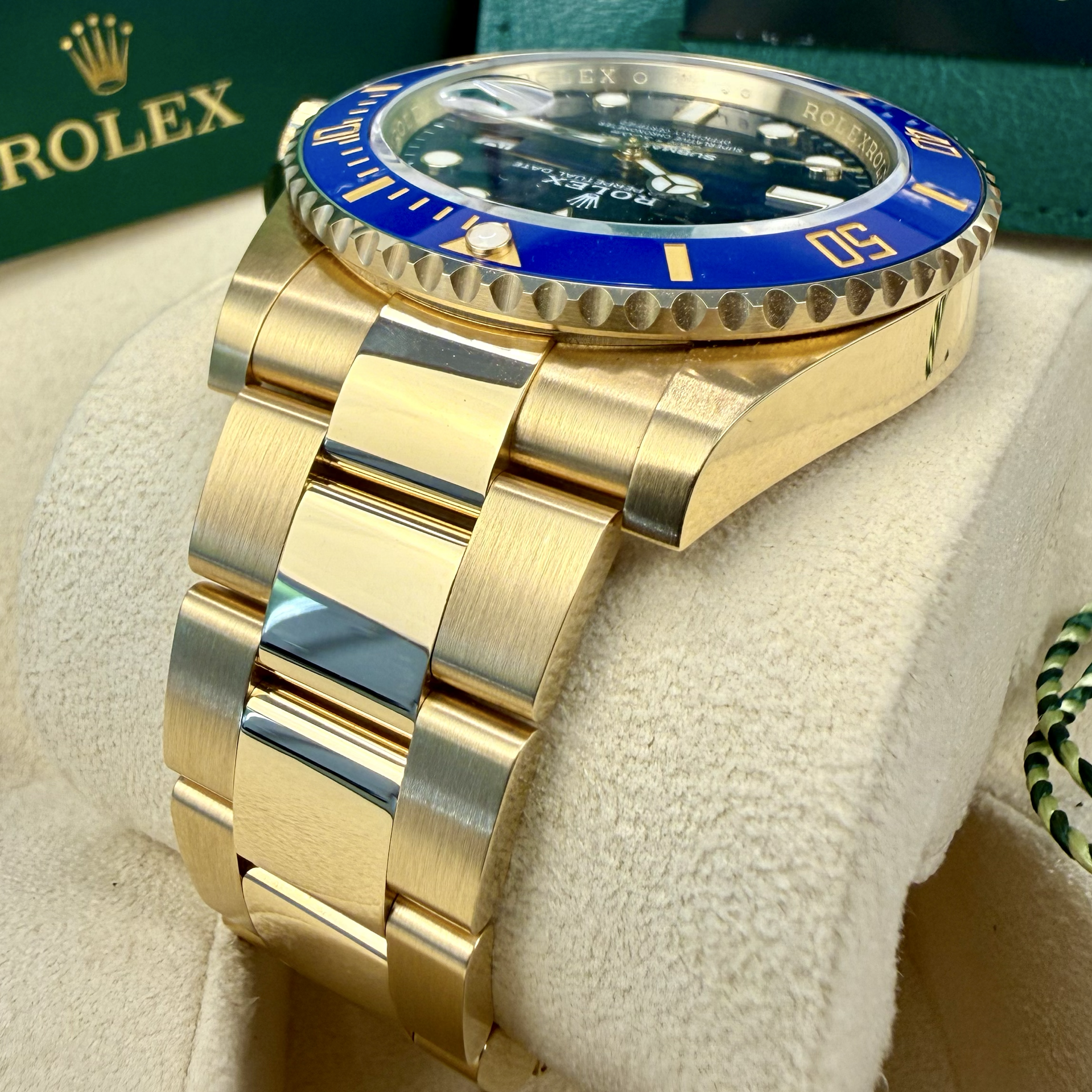 ROLEX SUBMARINER DATE 126618LB "Bluesy" 08/2025 LC100 NEU FULLSET