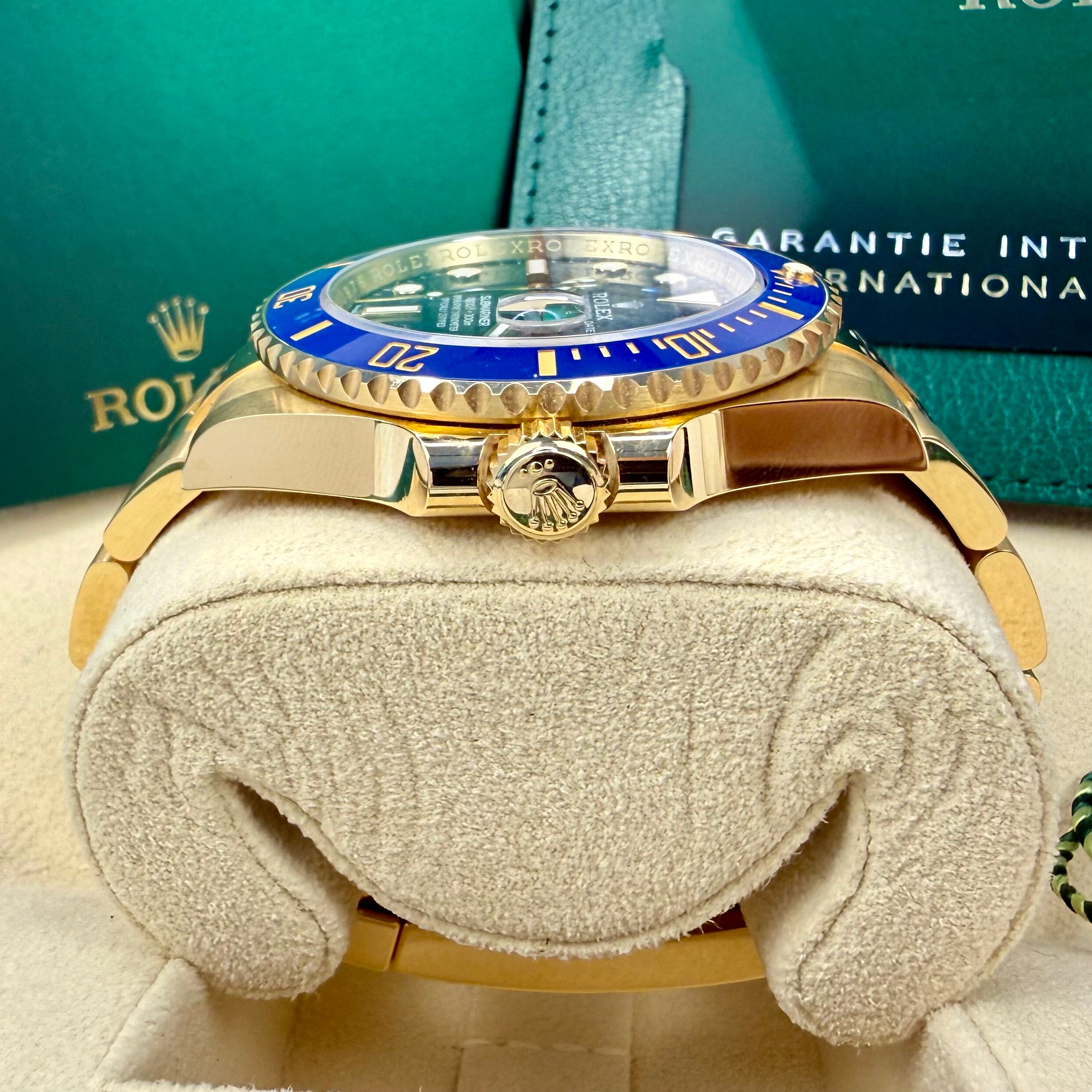 ROLEX SUBMARINER DATE 126618LB "Bluesy" 08/2025 LC100 NEU FULLSET