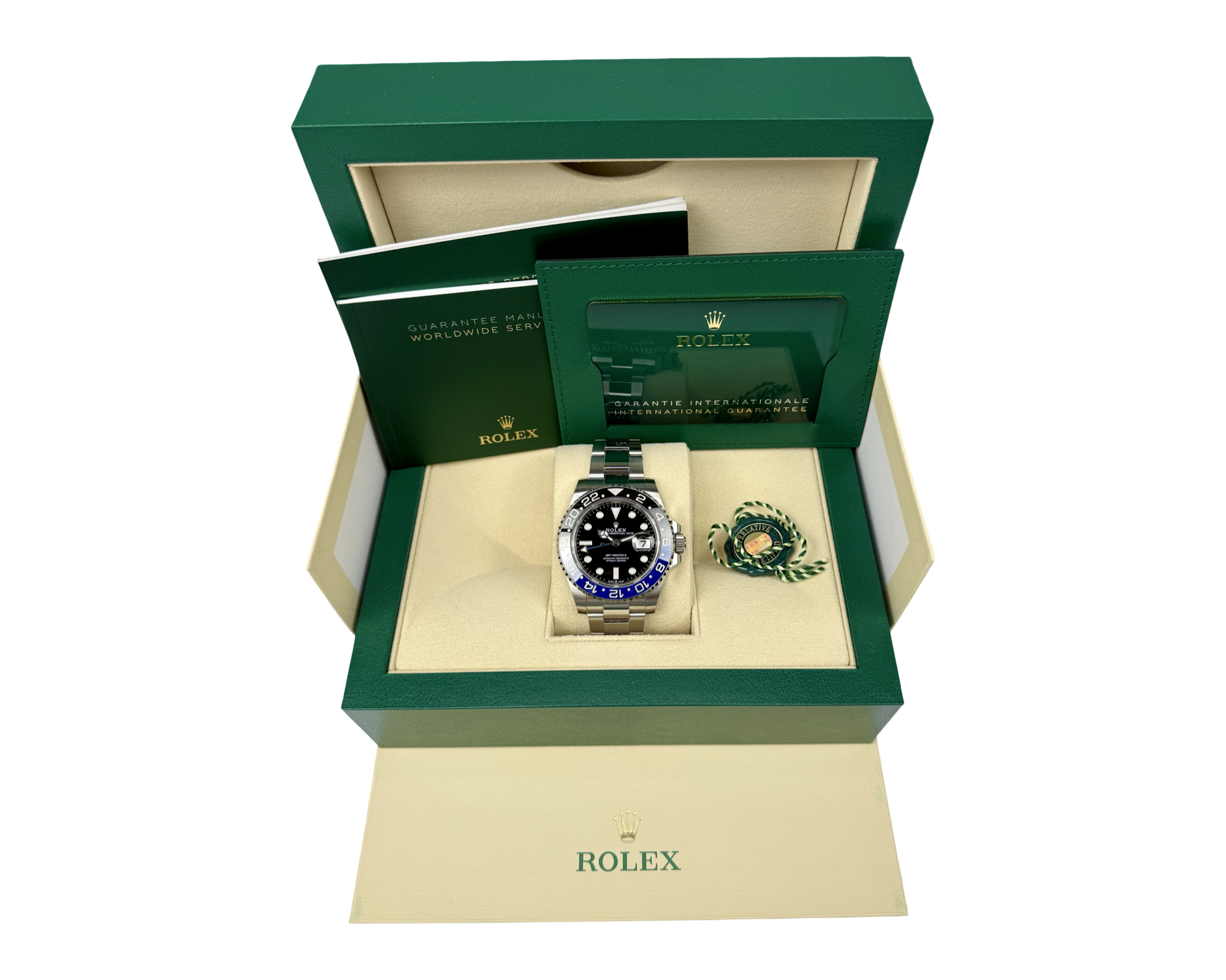 ROLEX GMT-MASTER II 126710BLNR BATMAN 09/2024 FULLSET