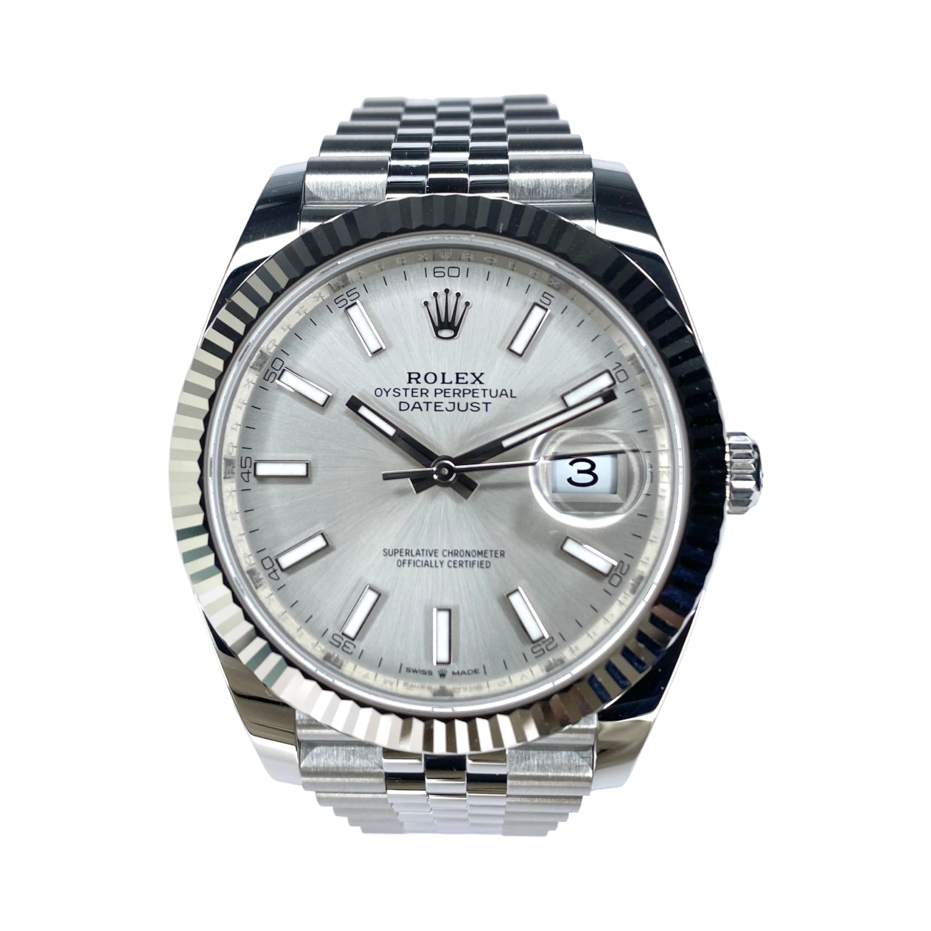 ROLEX DATEJUST 41 126334 2023 AZZURO FULL SET