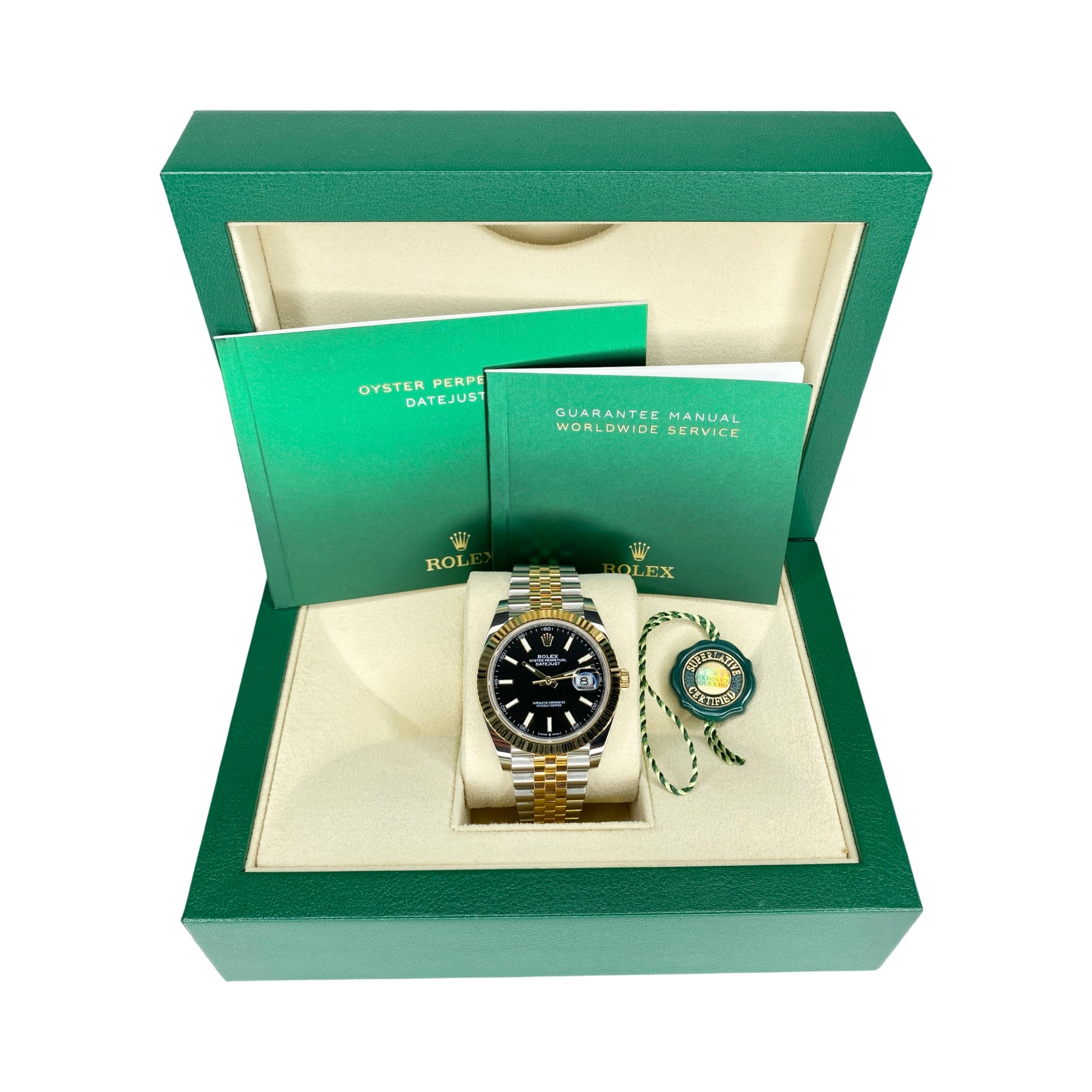 ROLEX DATEJUST 41 126334 2023 AZZURO FULL SET