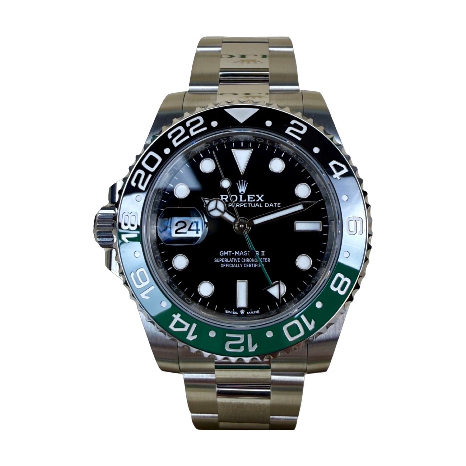 ROLEX GMT-MASTER II SPRITE 126720VTNR OYSTER 02/2024 NEW FULLSET