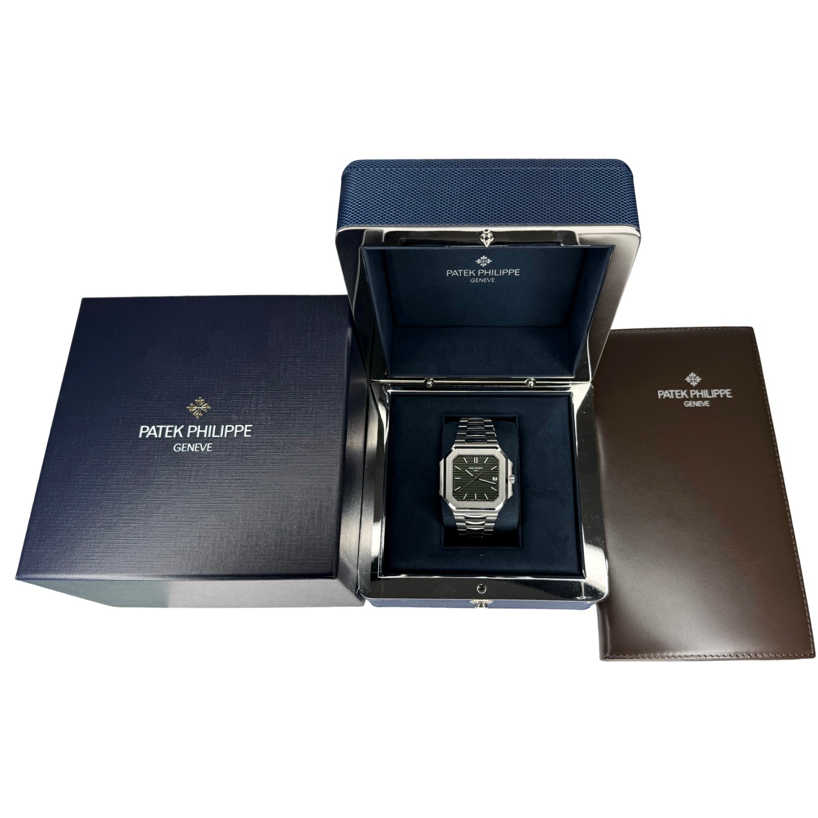 PATEK PHILIPPE CUBITUS 5821/1A-001 GRÜN 07/2025 FULLSET