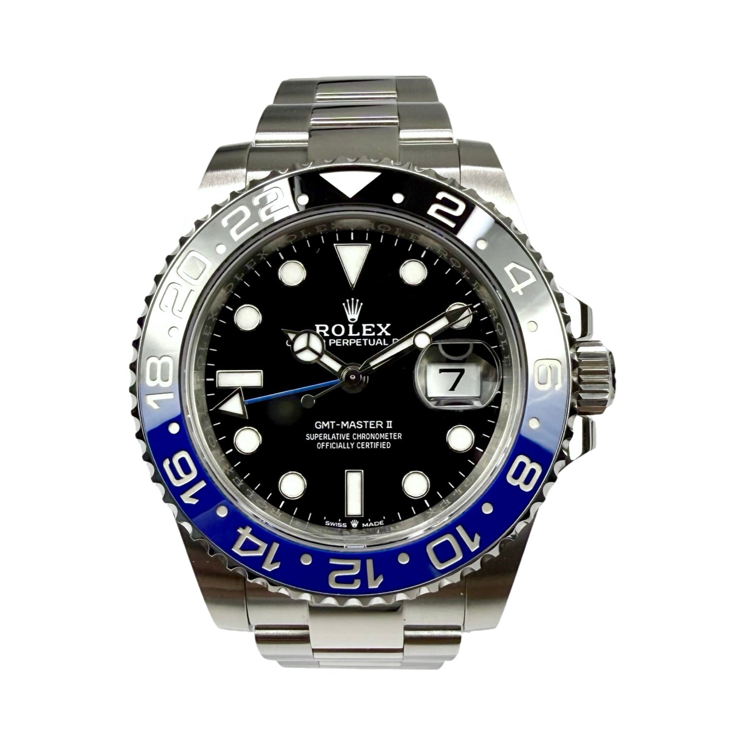 ROLEX GMT-MASTER II 126710BLNR BATMAN 2024 NEW FULLSET