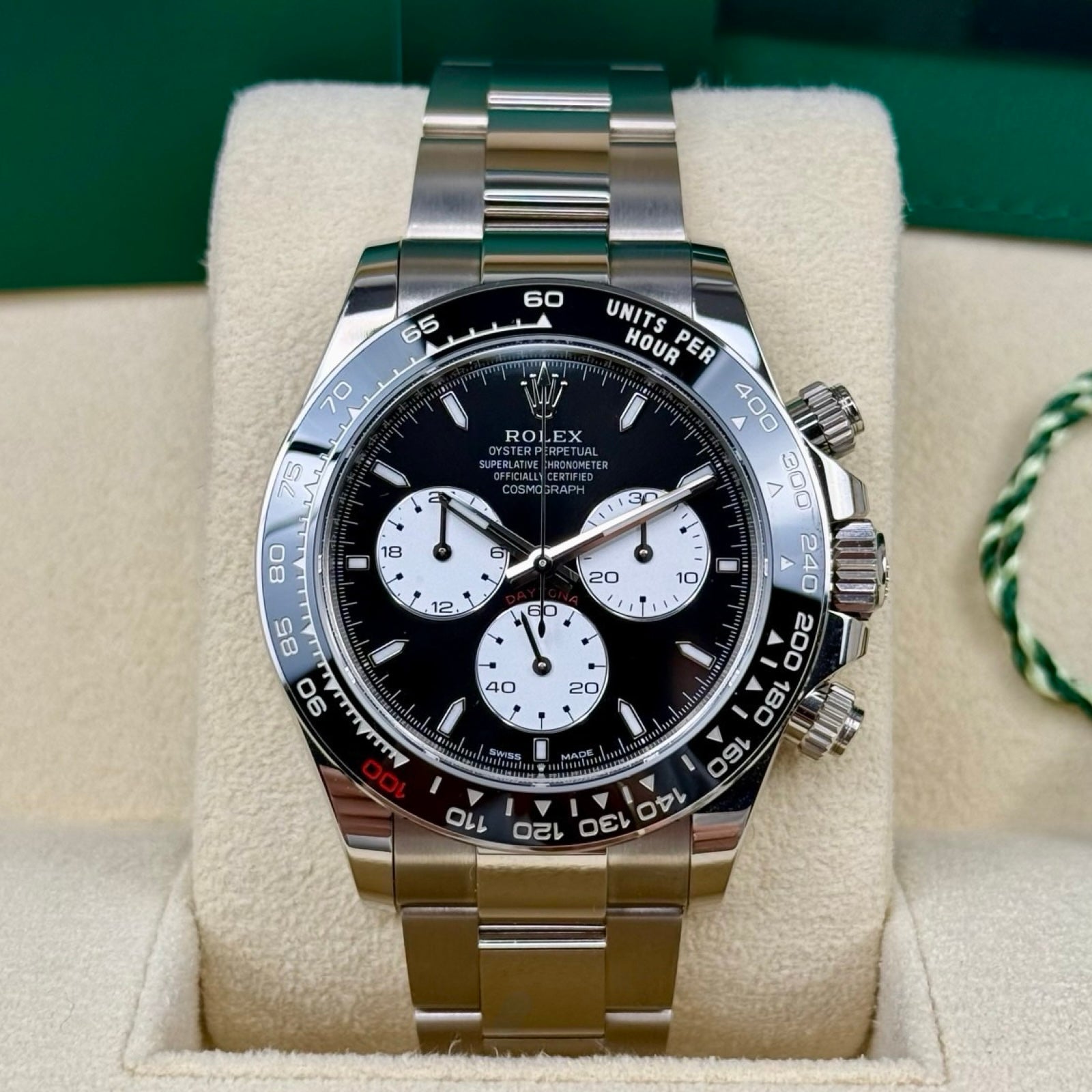 ROLEX DAYTONA 126505 EVEROSE BLACK 09/2023 NEW FULLSET