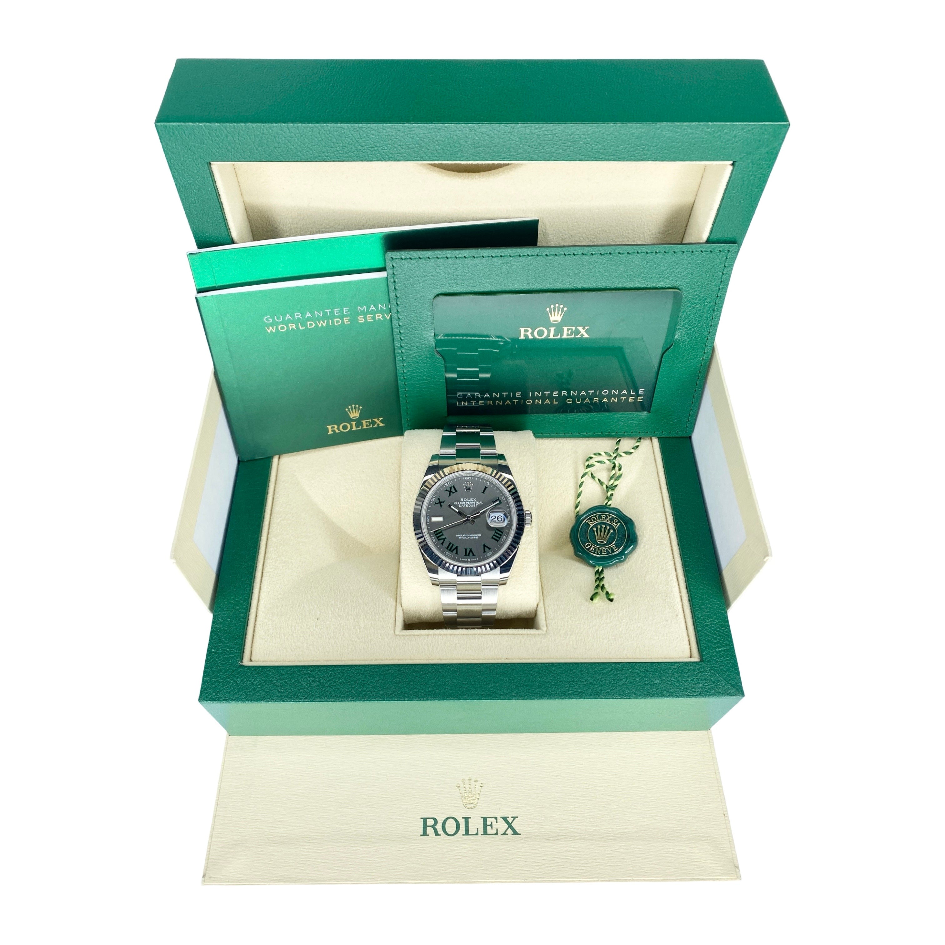 ROLEX DATEJUST 41 126334 2023 AZZURO FULL SET