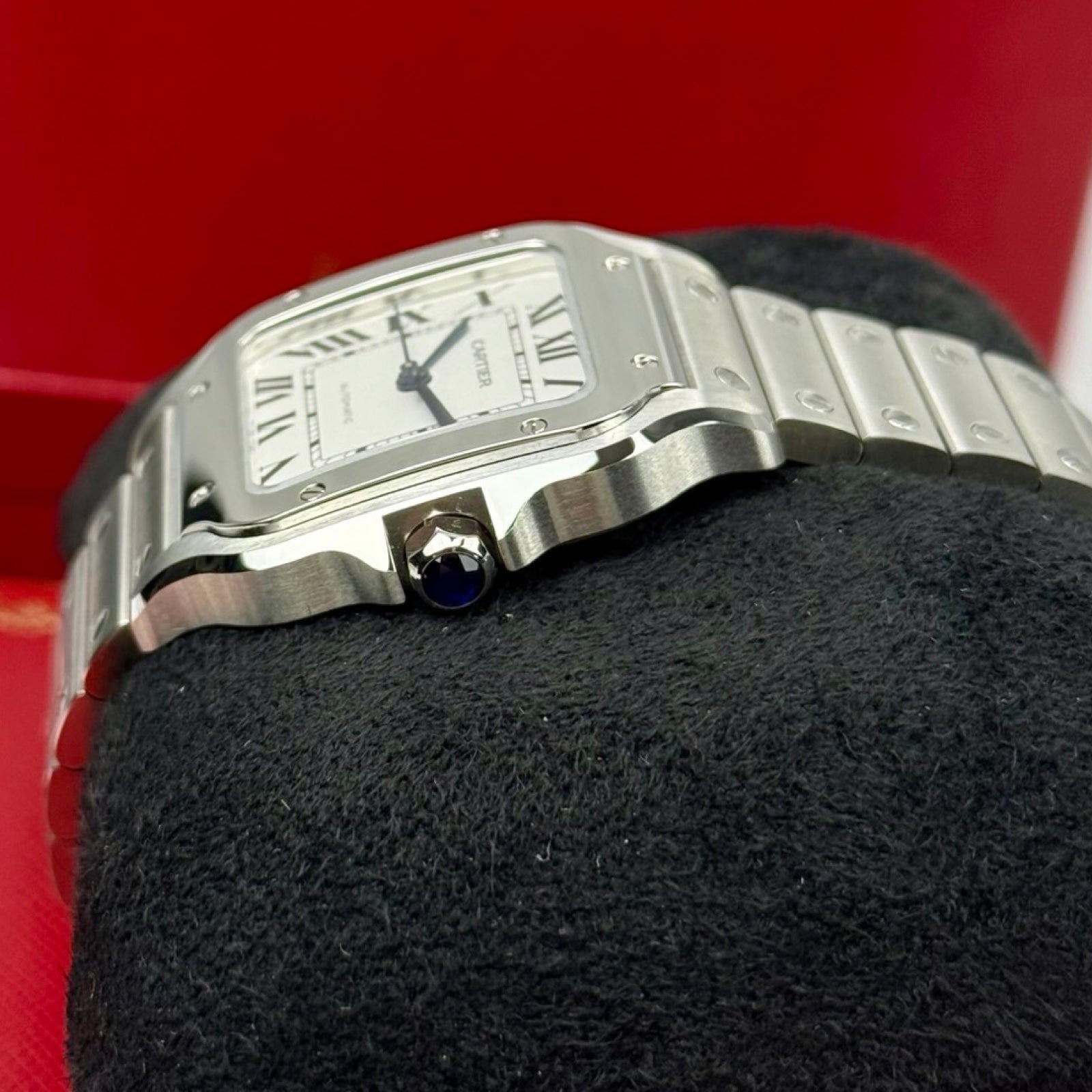 CARTIER SANTOS DE CARTIER WSSA0029 MEDIUM WEISS 01/2026 LC100 NEU FULLSET