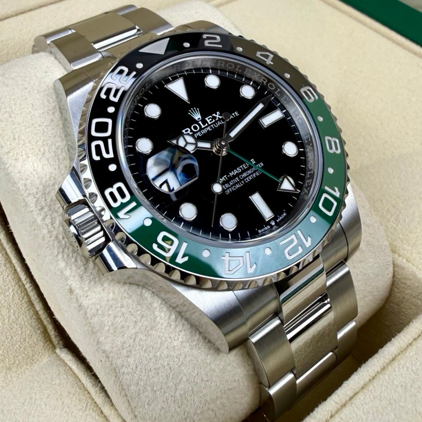 ROLEX GMT-MASTER II SPRITE 126720VTNR OYSTER 08/2024 NEU FULLSET