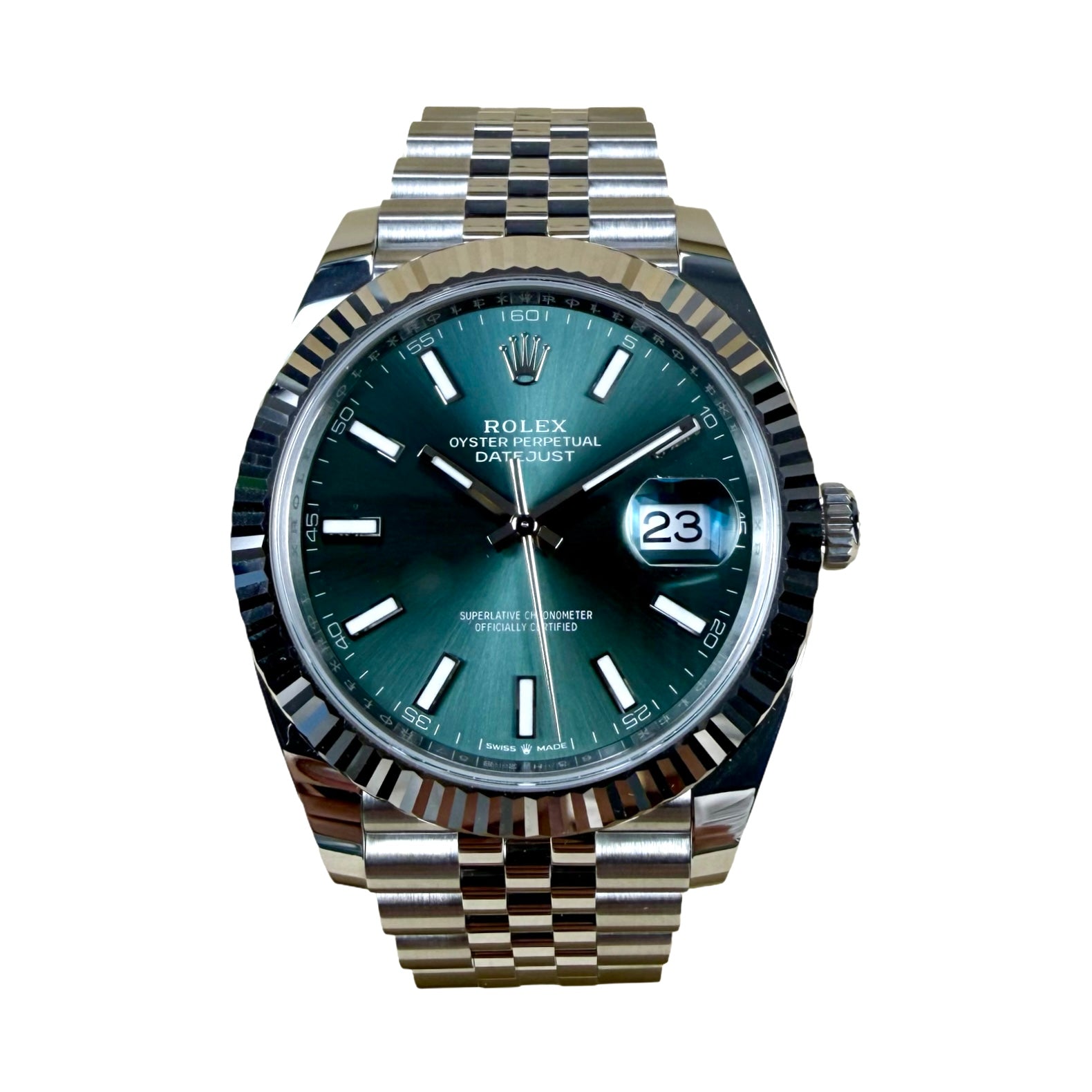 ROLEX DATEJUST 41 126334 2023 AZZURO FULL SET