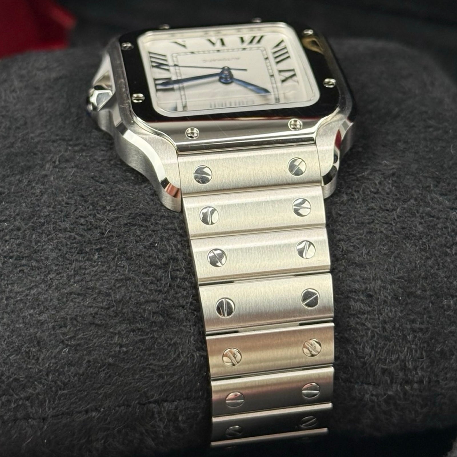 CARTIER SANTOS DE CARTIER WSSA0029 MEDIUM WEISS 01/2026 LC100 NEU FULLSET