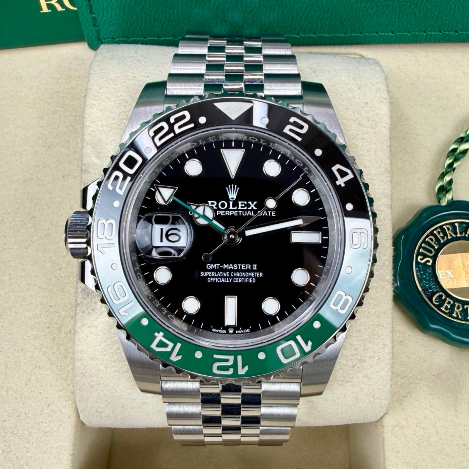 ROLEX GMT-MASTER II SPRITE 126720VTNR JUBILEE 2024 NEW FULLSET