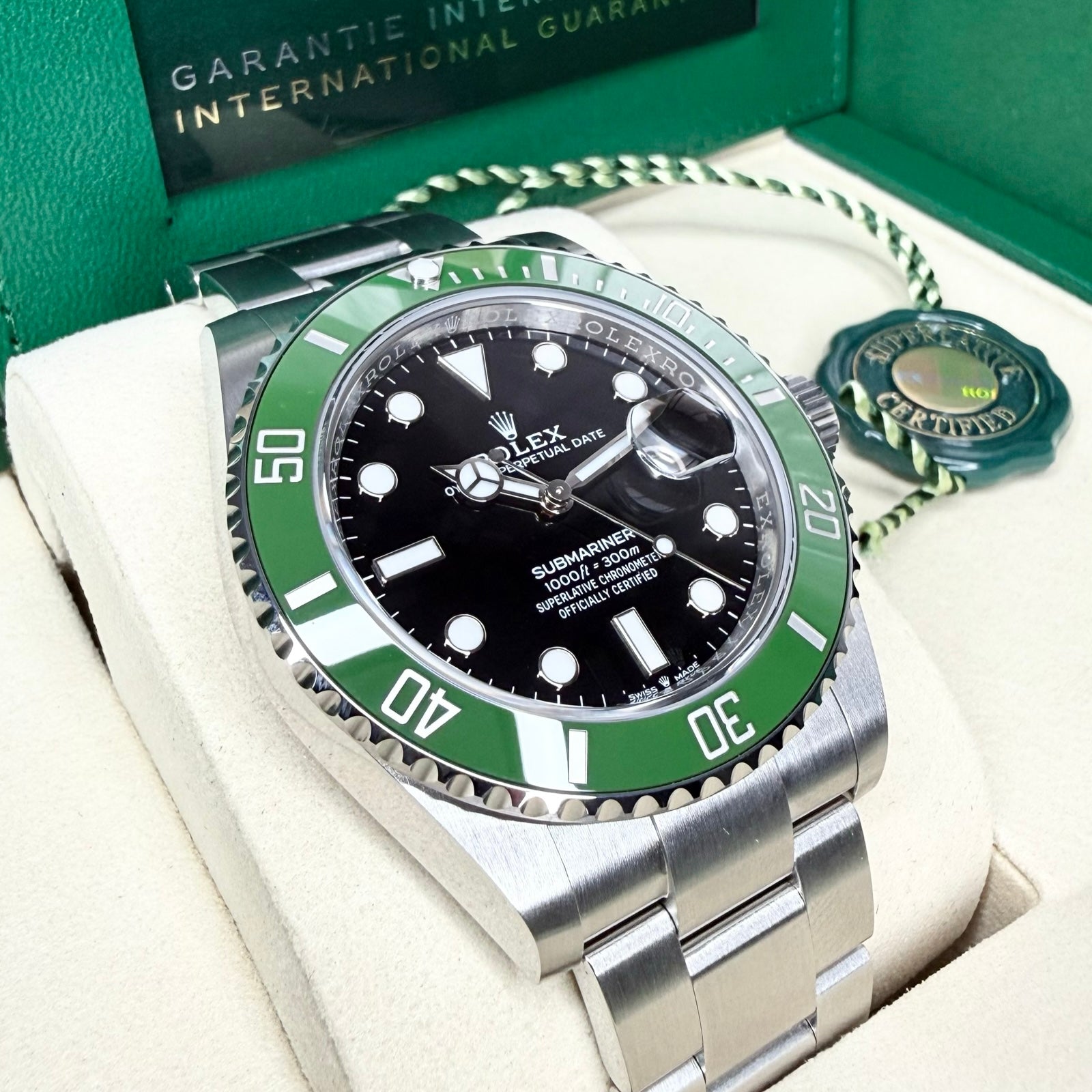 ROLEX SUBMARINER DATE 126610LV "STARBUCKS" 08/2025 LC100 NEW FULLSET