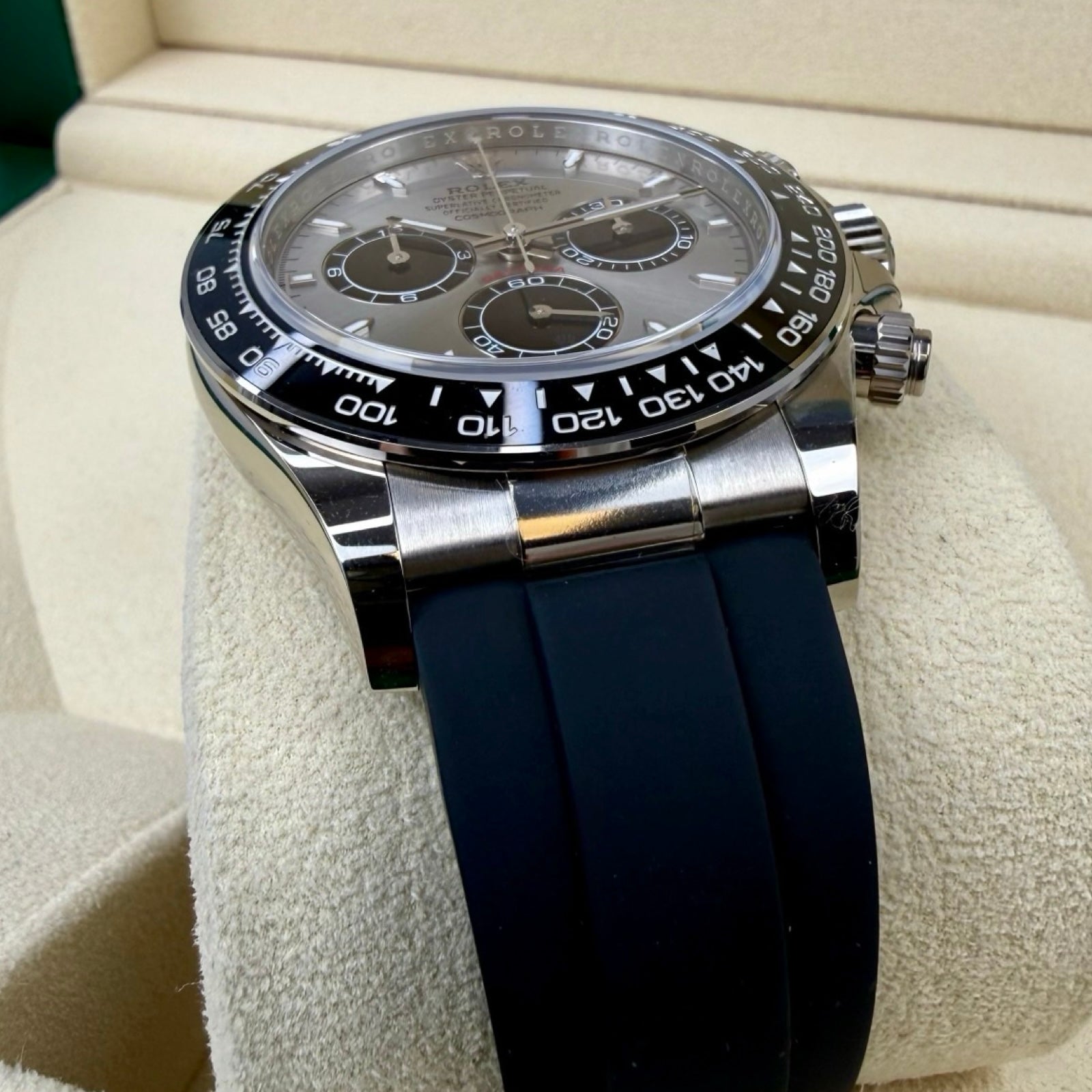 ROLEX COSMOGRAPH DAYTONA OYSTERFLEX 126519LN WEIßGOLD "GHOST" 09/2024 NEU FULLSET