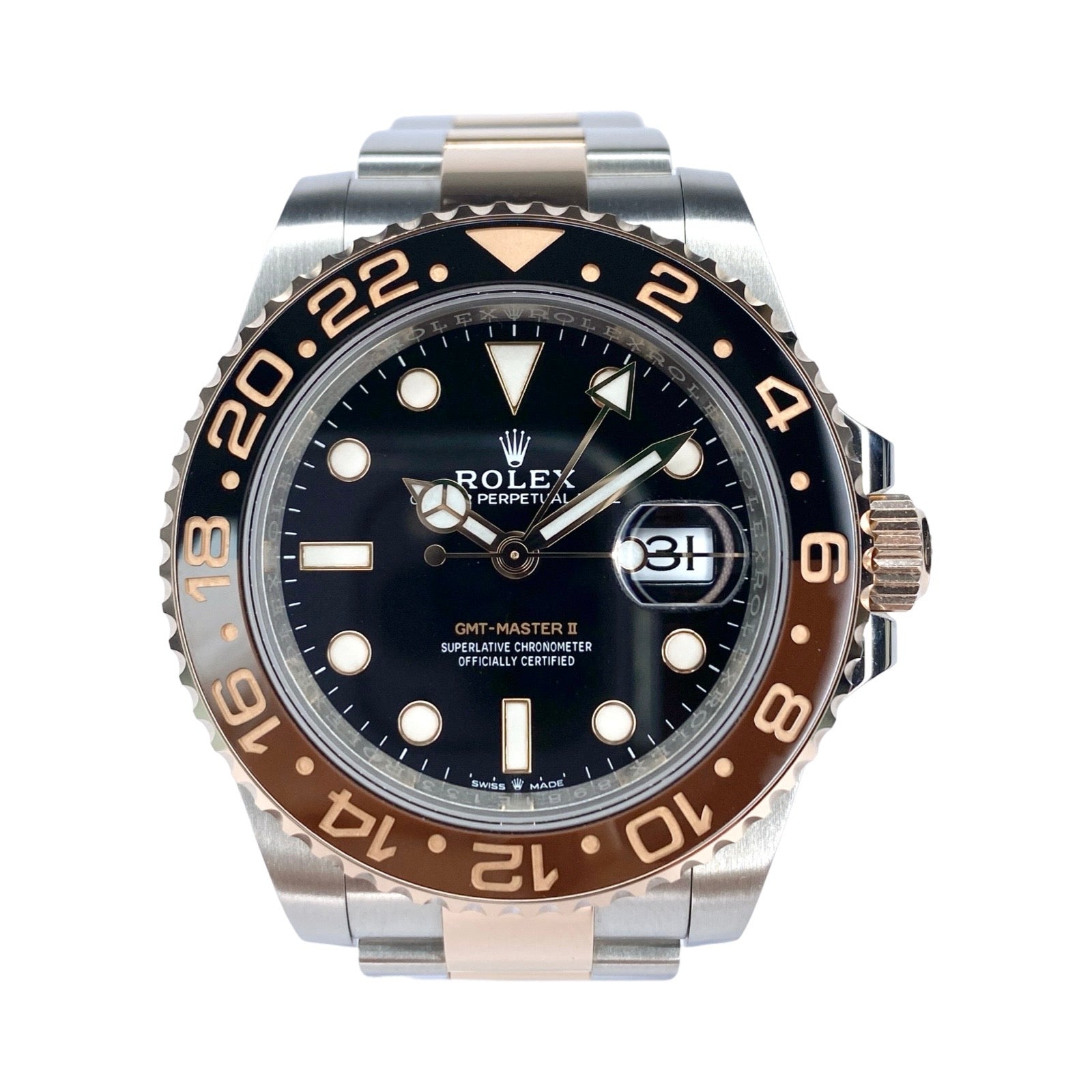 ROLEX GMT-MASTER II EVEROSE-GOLD 126715CHNR 2022 NEW FULLSET