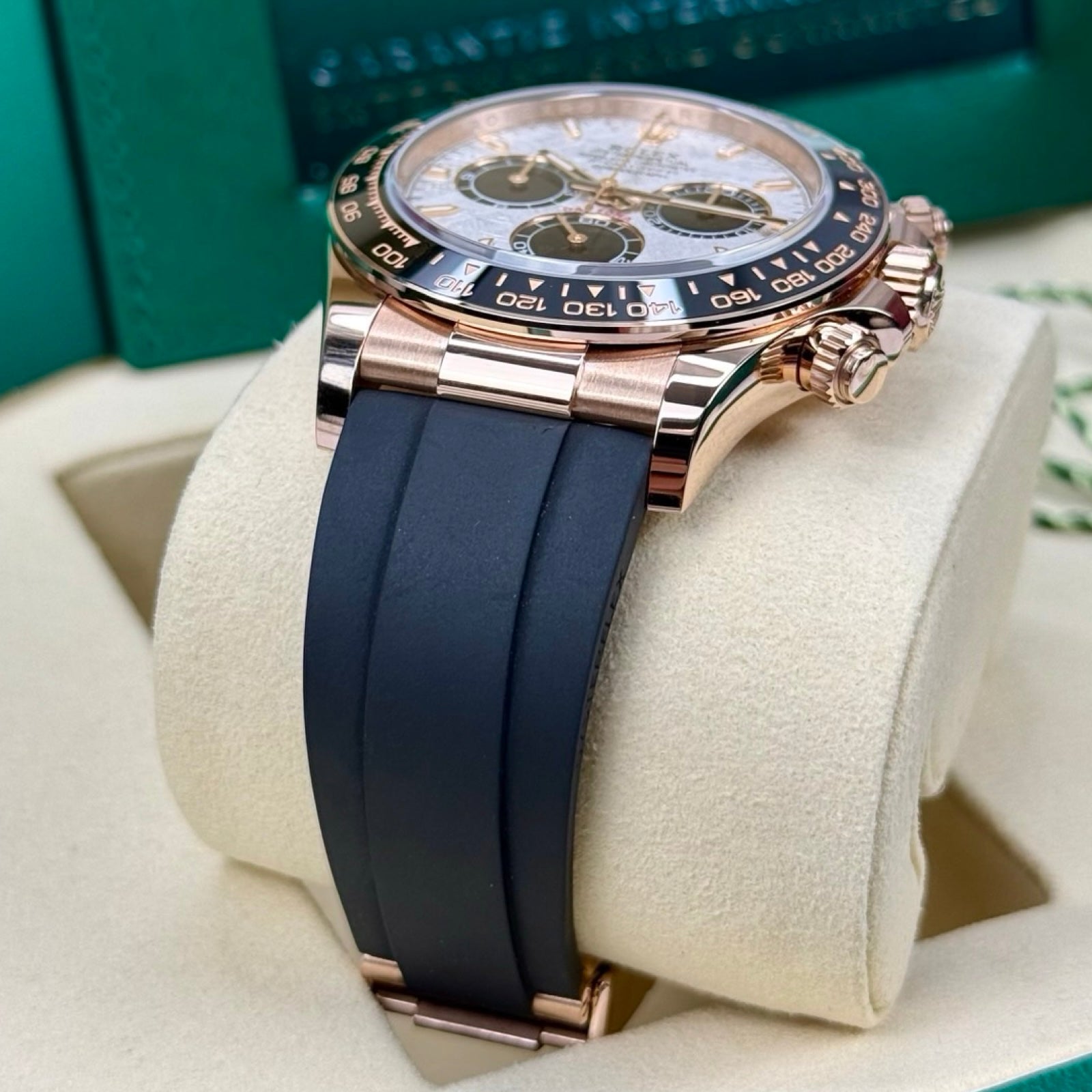 ROLEX DAYTONA OYSTERFLEX ROSÉGOLD METEORIT 126515LN 12/2025 LC100 NEU FULLSET