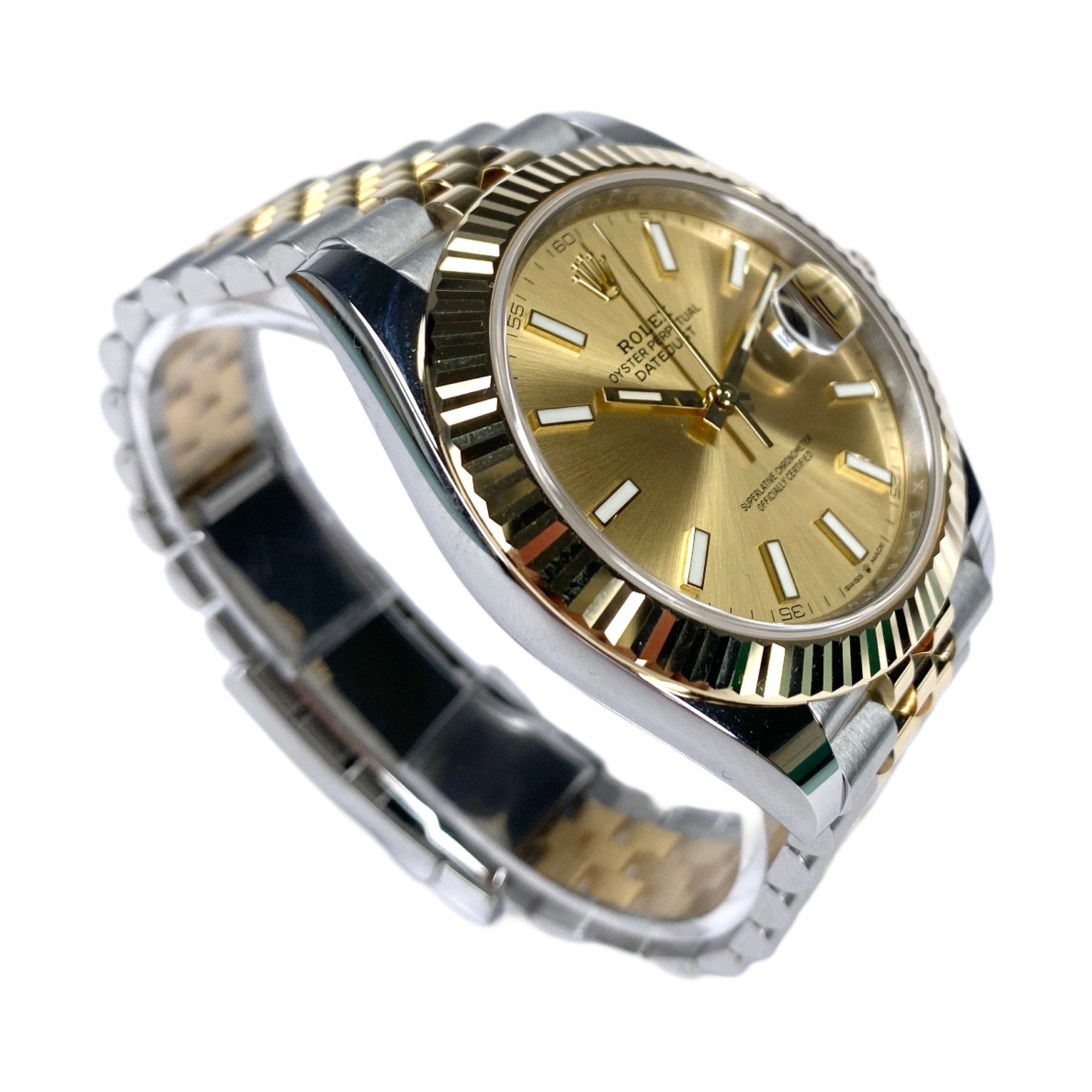 ROLEX DATEJUST 41 126334 2023 AZZURO FULL SET