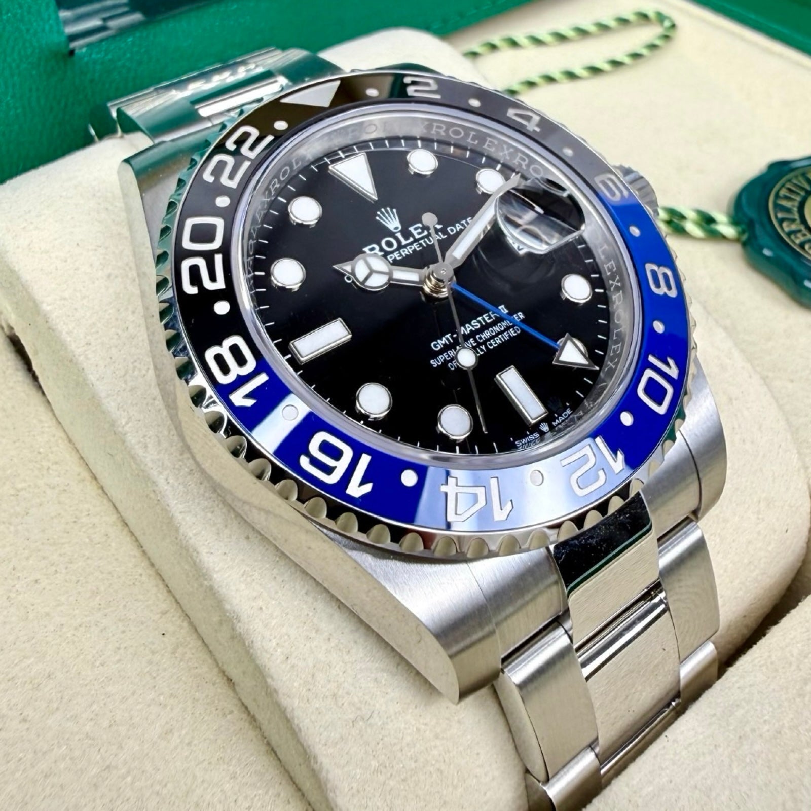 ROLEX GMT-MASTER II 126710BLNR BATMAN 12/2025 NEU FULLSET