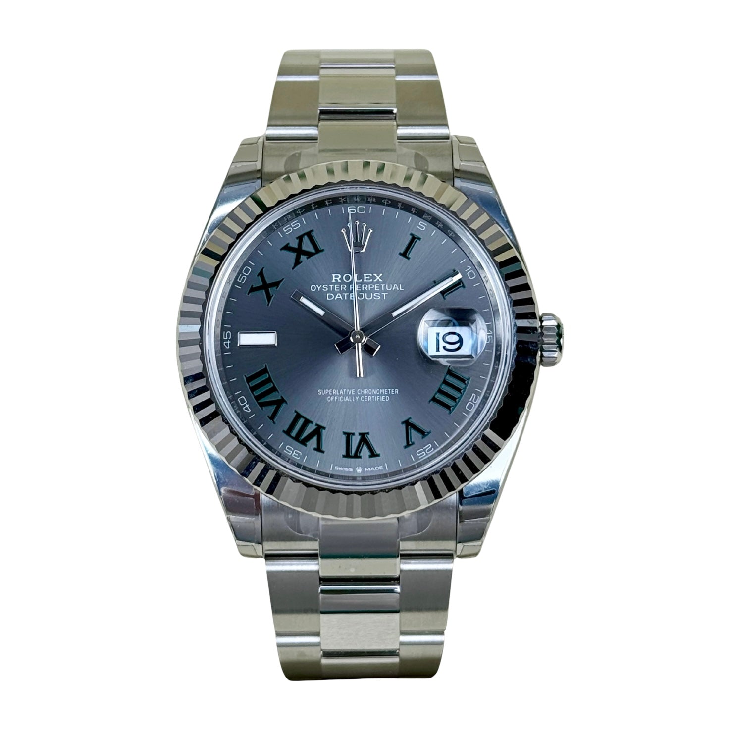 ROLEX DATEJUST 41 126334 OYSTER WIMBLEDON 01/2026 NEU FULLSET