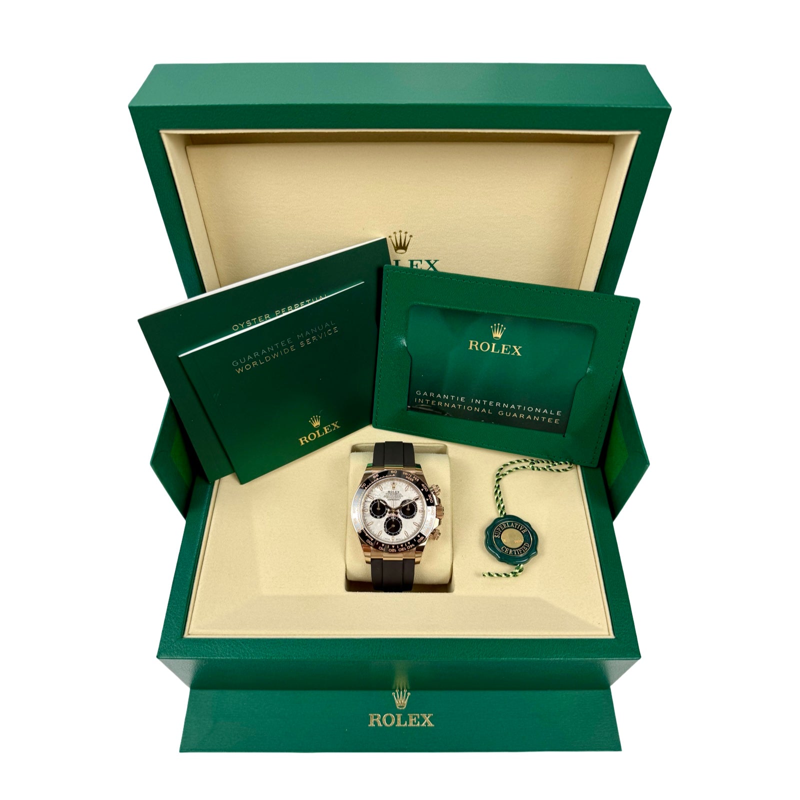 ROLEX DAYTONA OYSTERFLEX ROSÉGOLD METEORIT 126515LN 12/2025 LC100 NEU FULLSET