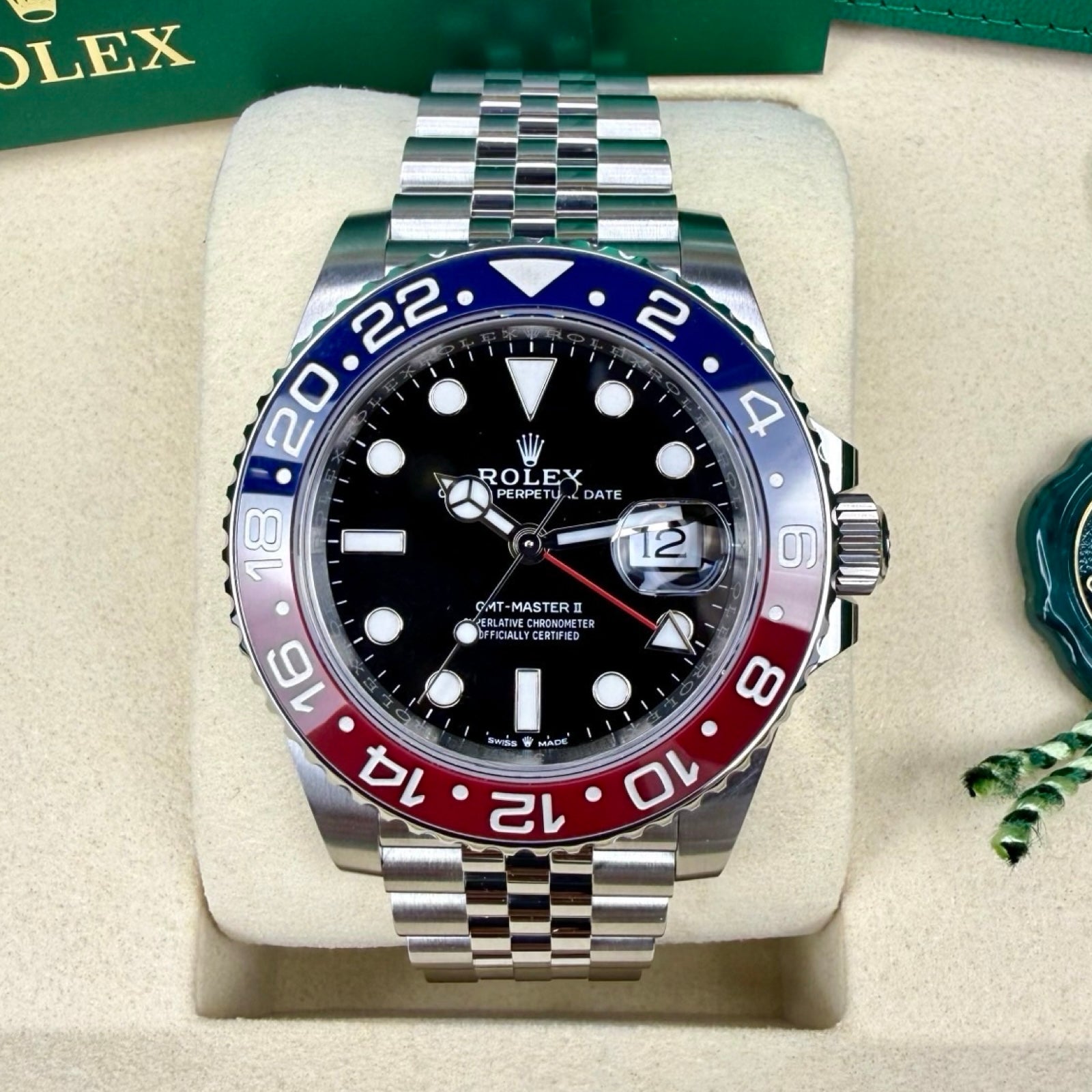 ROLEX GMT-MASTER II PEPSI 126710BLRO JUBILEE 2024 NEW FULLSET 