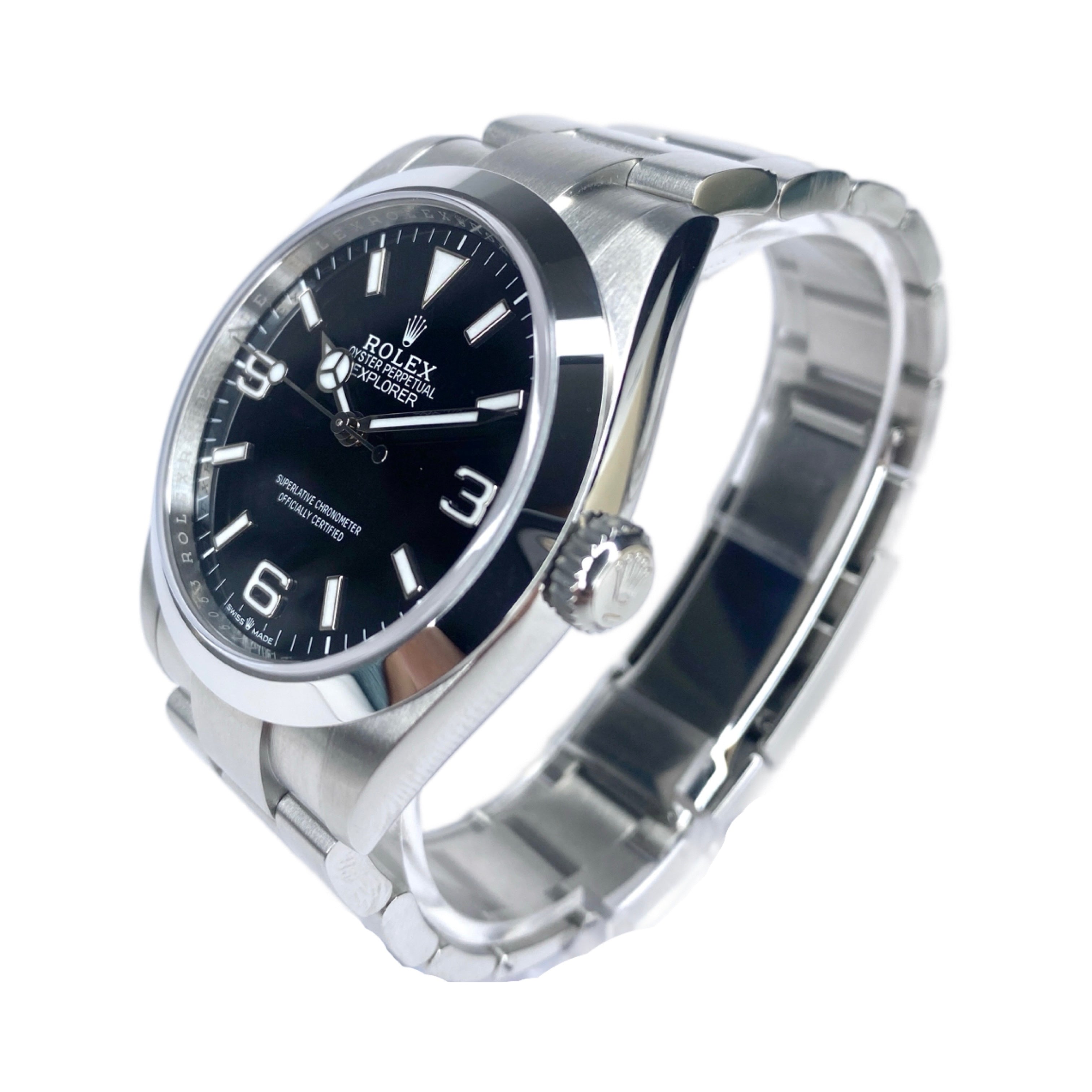 ROLEX SUBMARINER NO DATE 124060 2024 NEW FULLSET STICKERS 