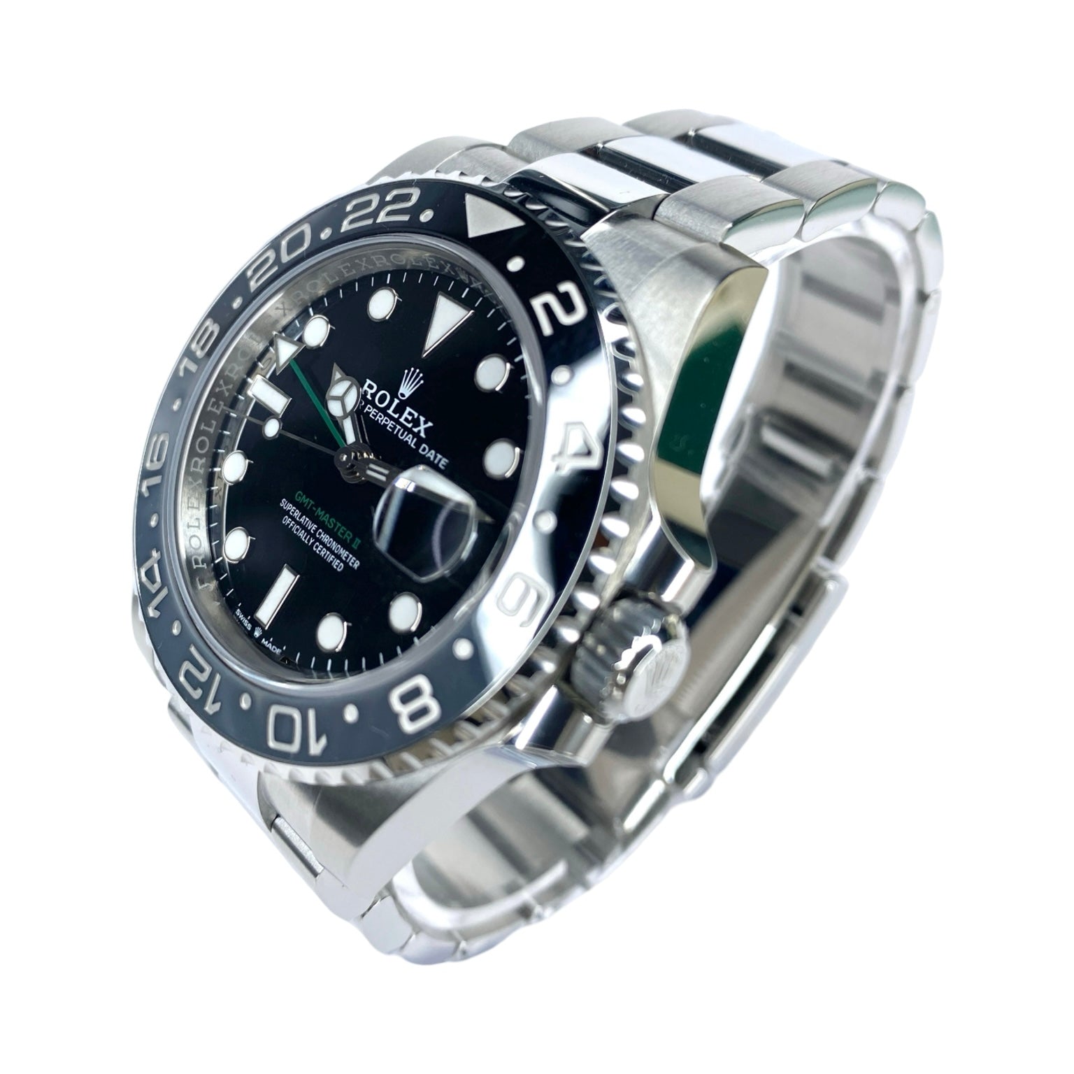 ROLEX GMT-MASTER II 126710GRNR OYSTER "BRUCE WAYNE" 05/2024 NEU FULLSET
