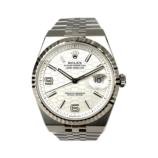 ROLEX LAND-DWELLER 40 STAHL 127334 12/2025 NEU FULLSET