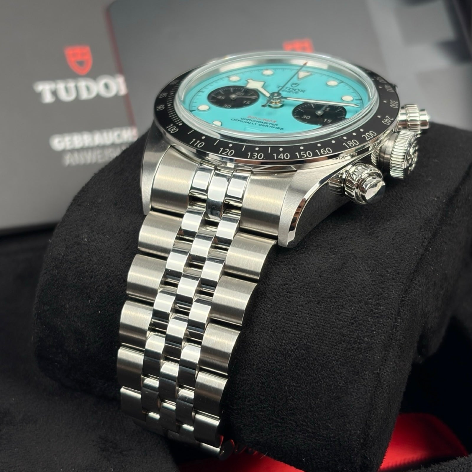 Tudor Black Bay Chrono Flamingo Blue Ref. M79360N-0024 – Neu, Fullset 05/2026