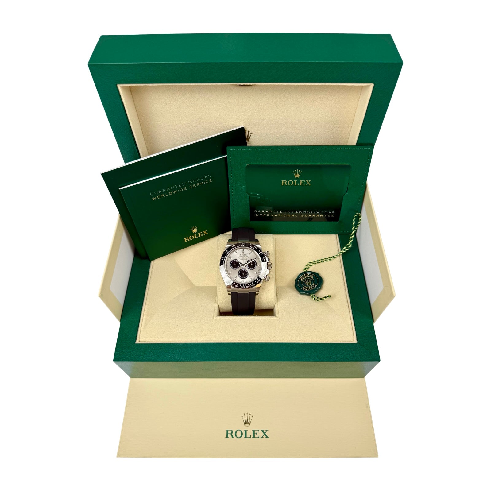 ROLEX COSMOGRAPH DAYTONA OYSTERFLEX 126519LN WEIßGOLD "GHOST" 09/2024 NEU FULLSET