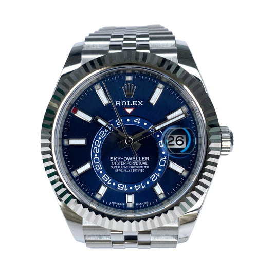 ROLEX SKY-DWELLER 336934 05/2025 BLAU JUBILEE NEU FULLSET