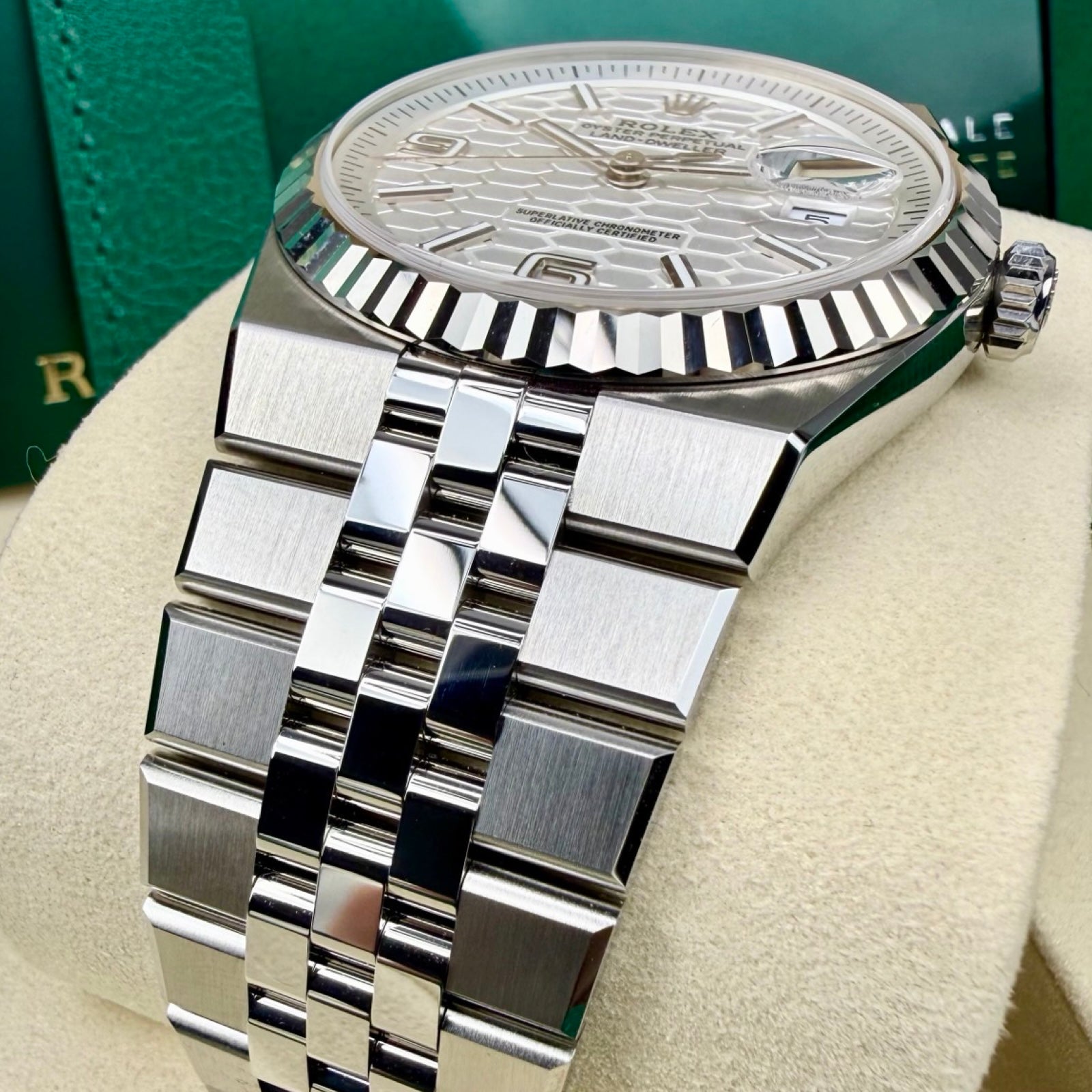 ROLEX LAND-DWELLER 40 STAHL 127334 12/2025 NEU FULLSET