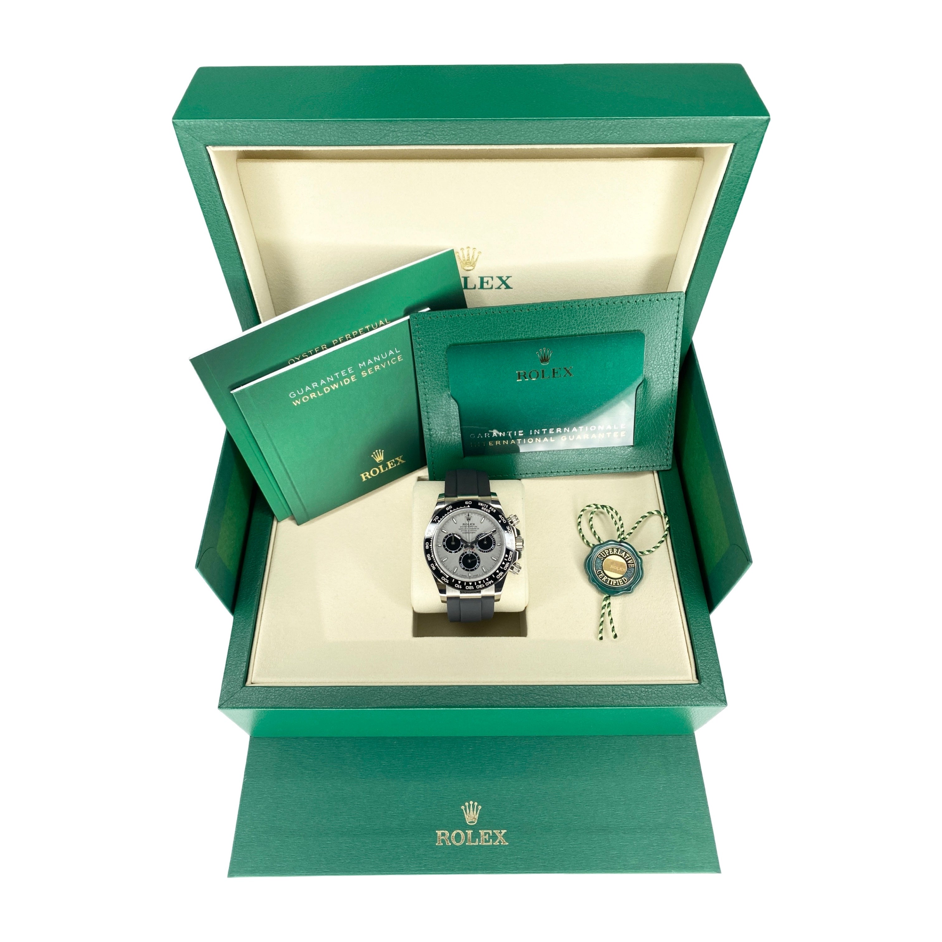 ROLEX DAYTONA 126505 EVEROSE BLACK 09/2023 NEW FULLSET 