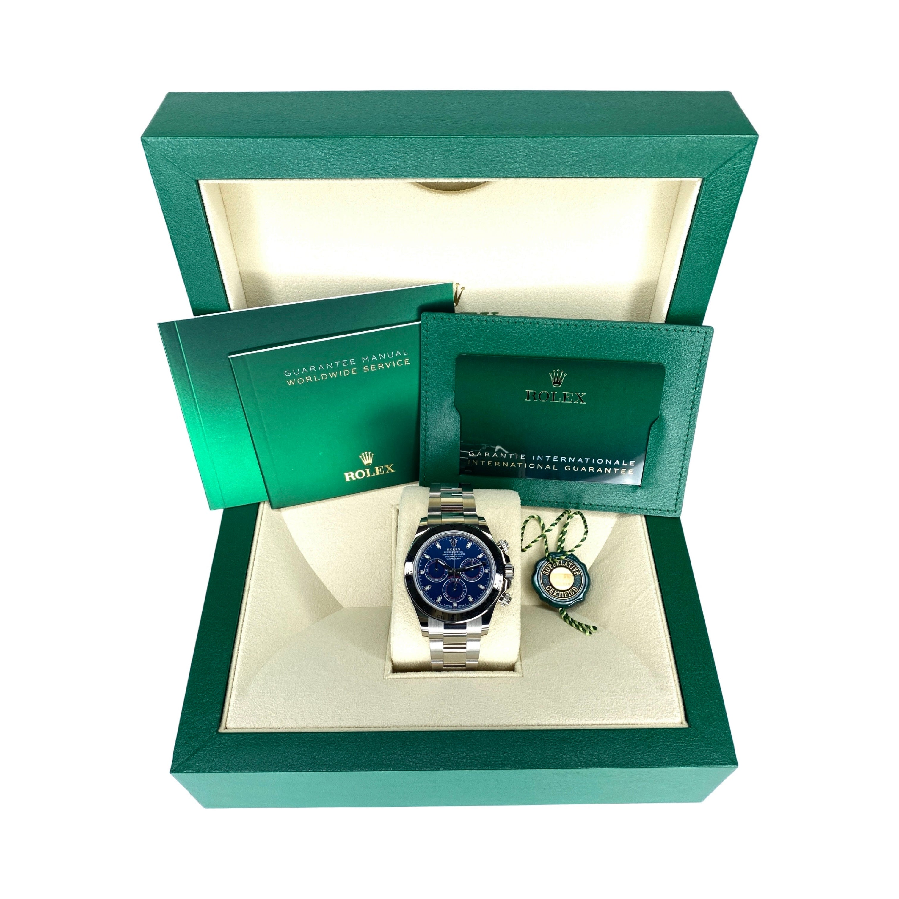 ROLEX DAYTONA 116500LN BLACK 2022 NEW FULLSET 