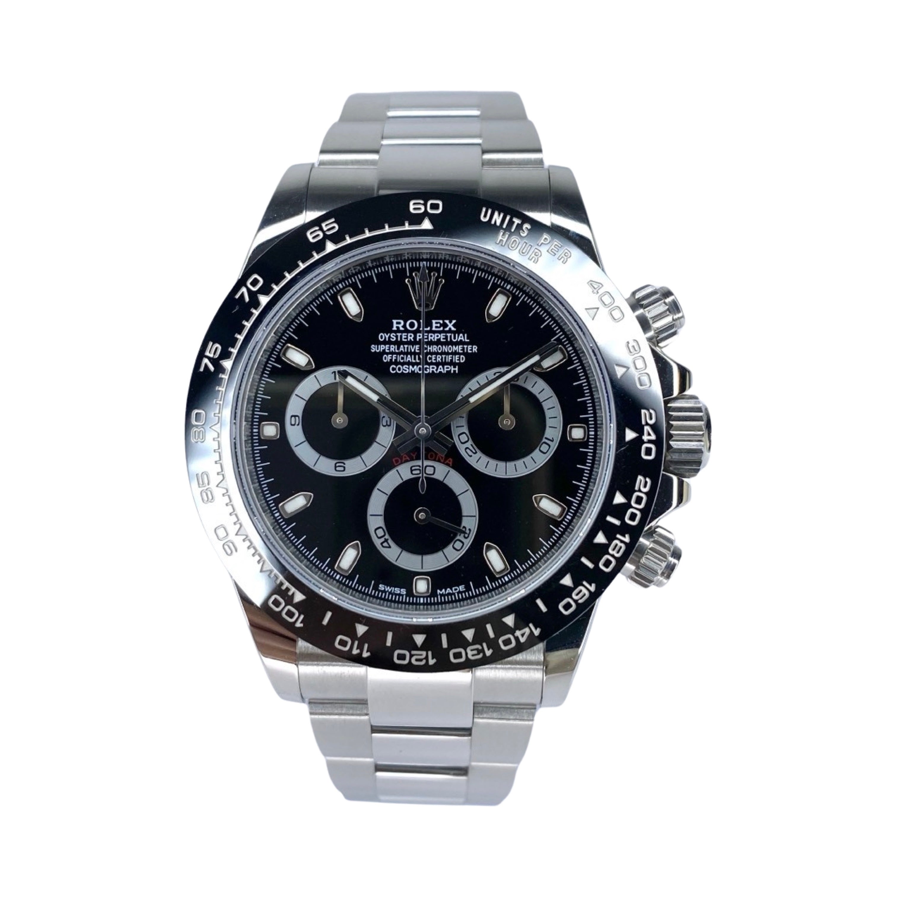 ROLEX DAYTONA 116500LN BLACK 2022 NEW FULLSET 