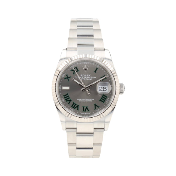 ROLEX DATEJUST 36 126234 WIMBLEDON 12/2022 NEU FULLSET