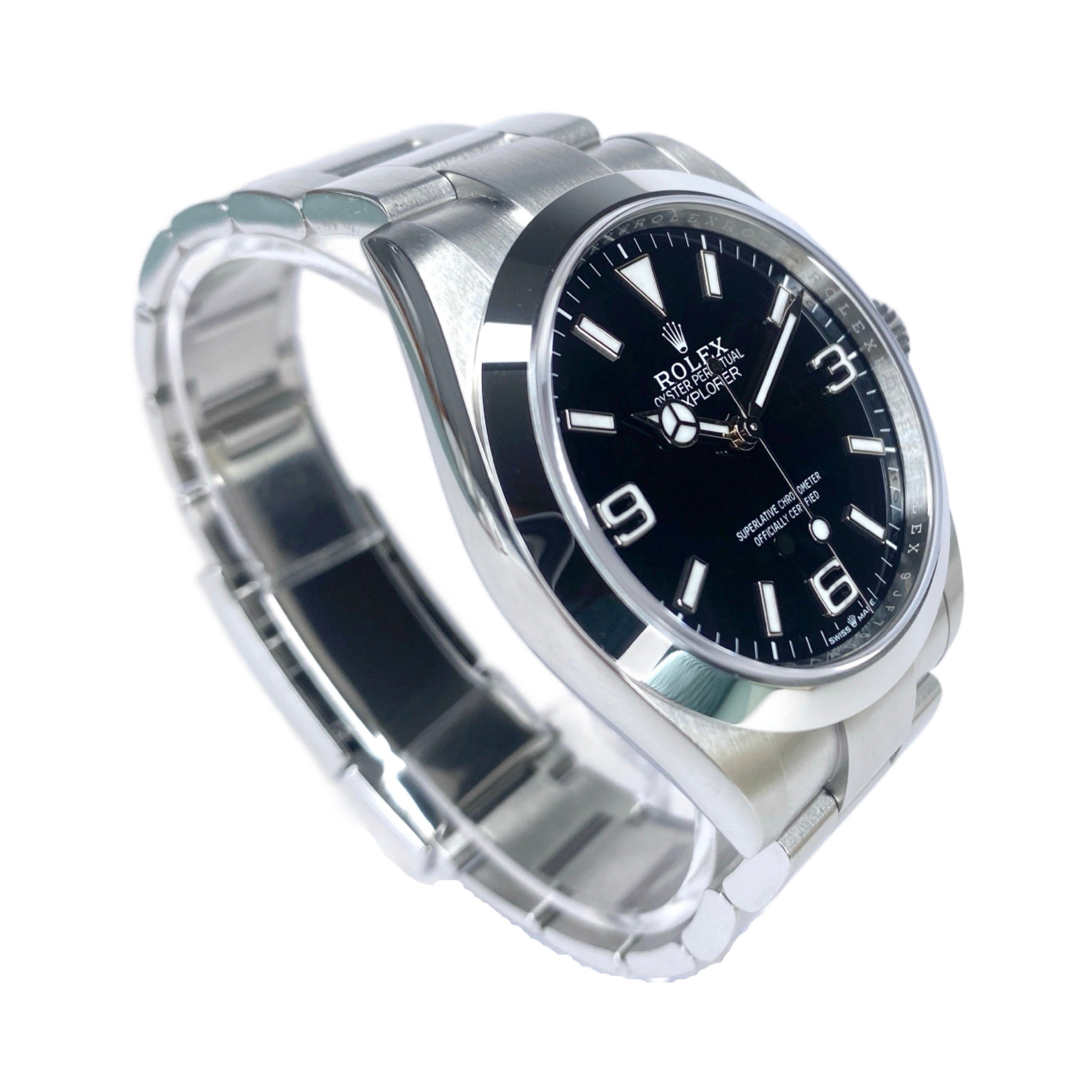 ROLEX SUBMARINER NO DATE 124060 2024 NEW FULLSET STICKERS 