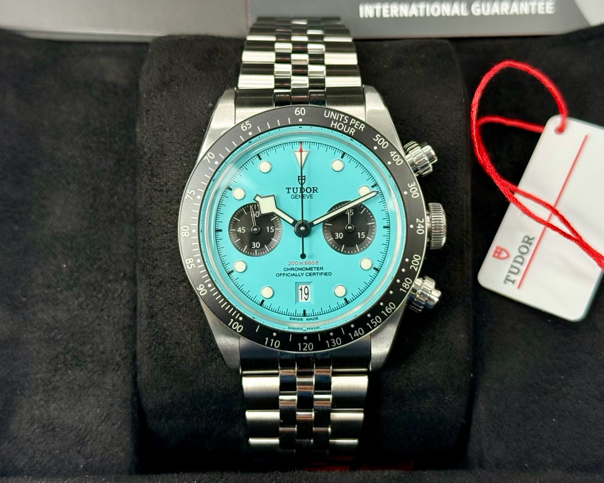 Tudor Black Bay Chrono Flamingo Blue Ref. M79360N-0024 – Neu, Fullset 06/2026