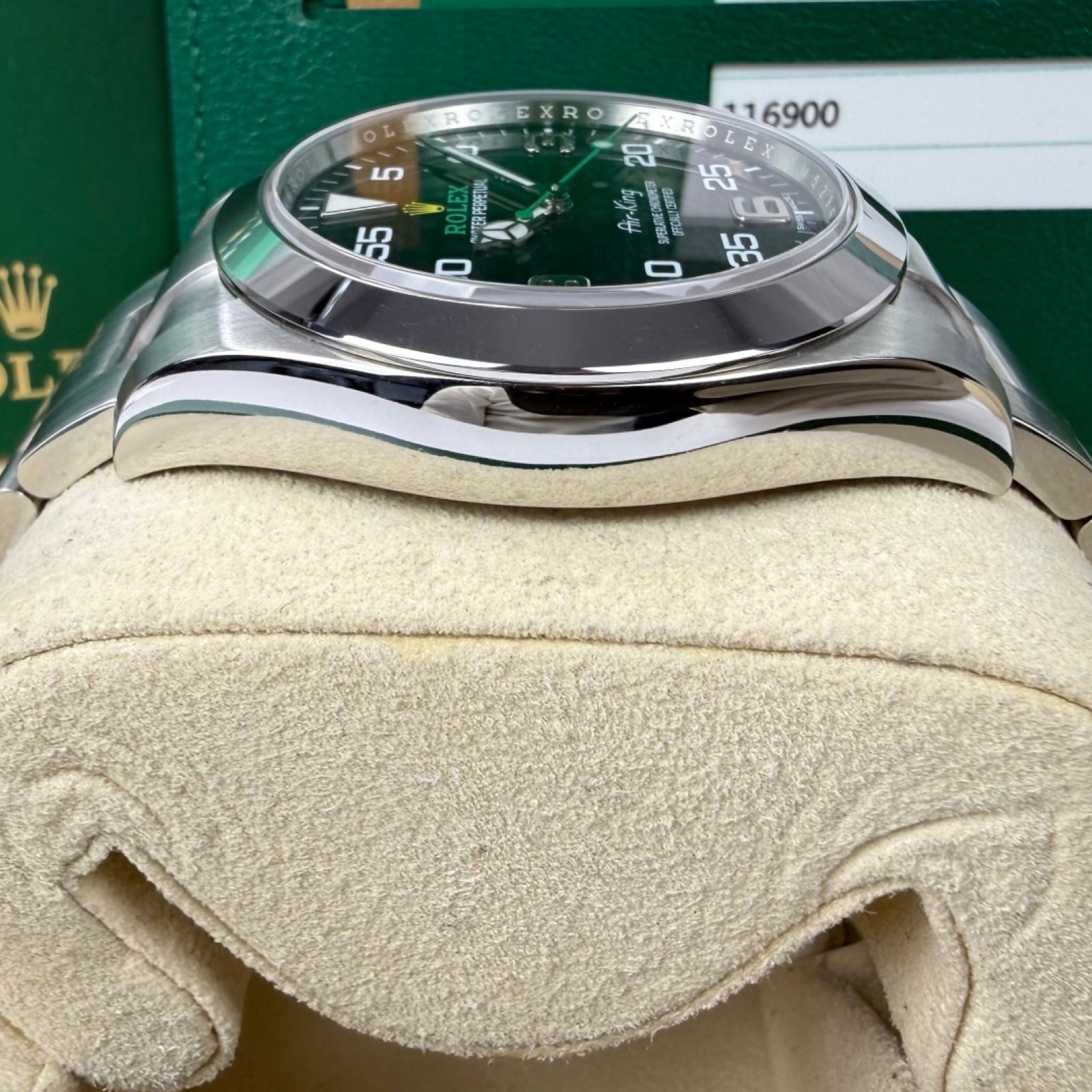 ROLEX AIR-KING 116900 12/2017 WIE NEU FULLSET