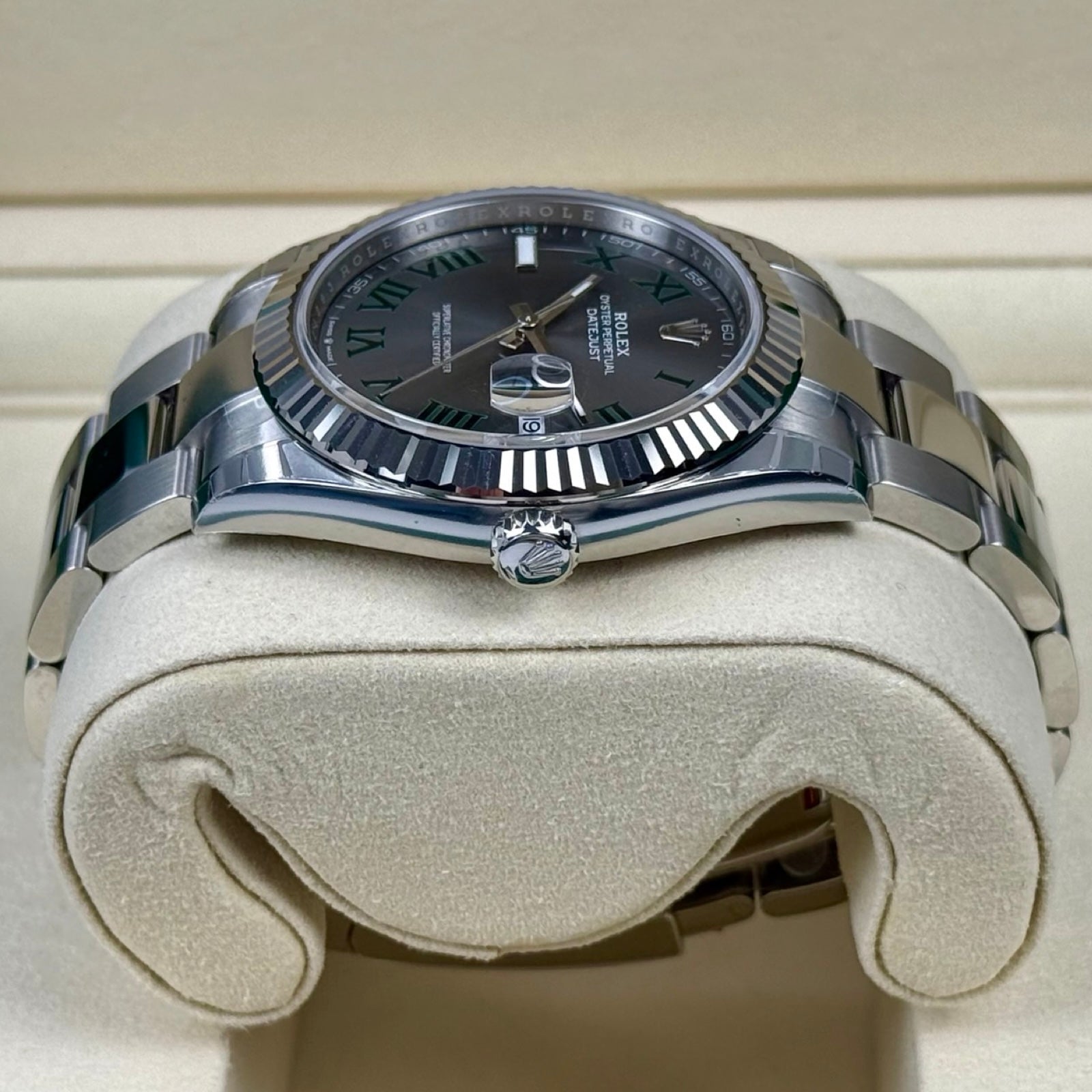 ROLEX DATEJUST 41 126334 OYSTER WIMBLEDON 01/2026 NEU FULLSET