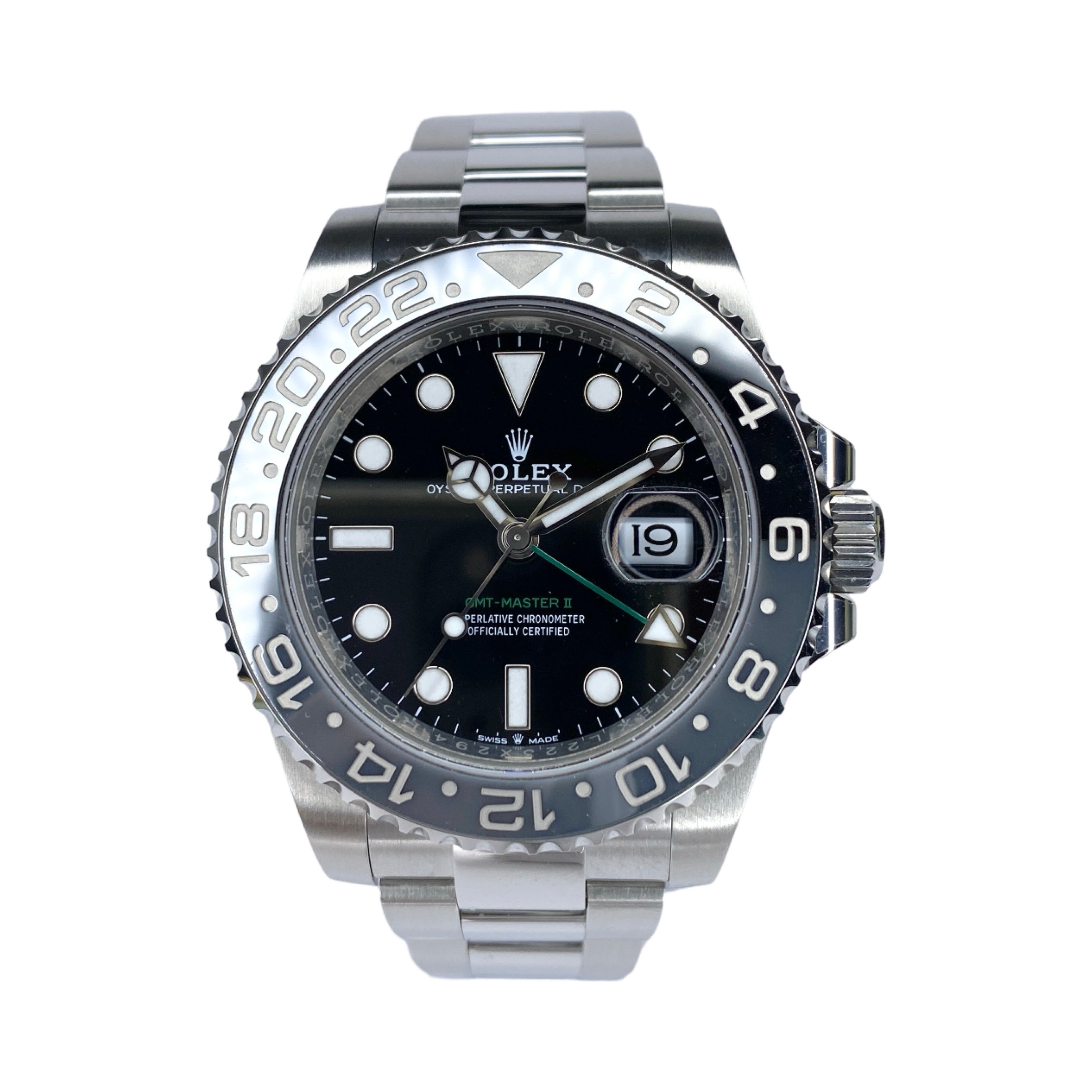 ROLEX GMT-MASTER II 126710GRNR OYSTER "BRUCE WAYNE" 01/2026 NEU FULLSET