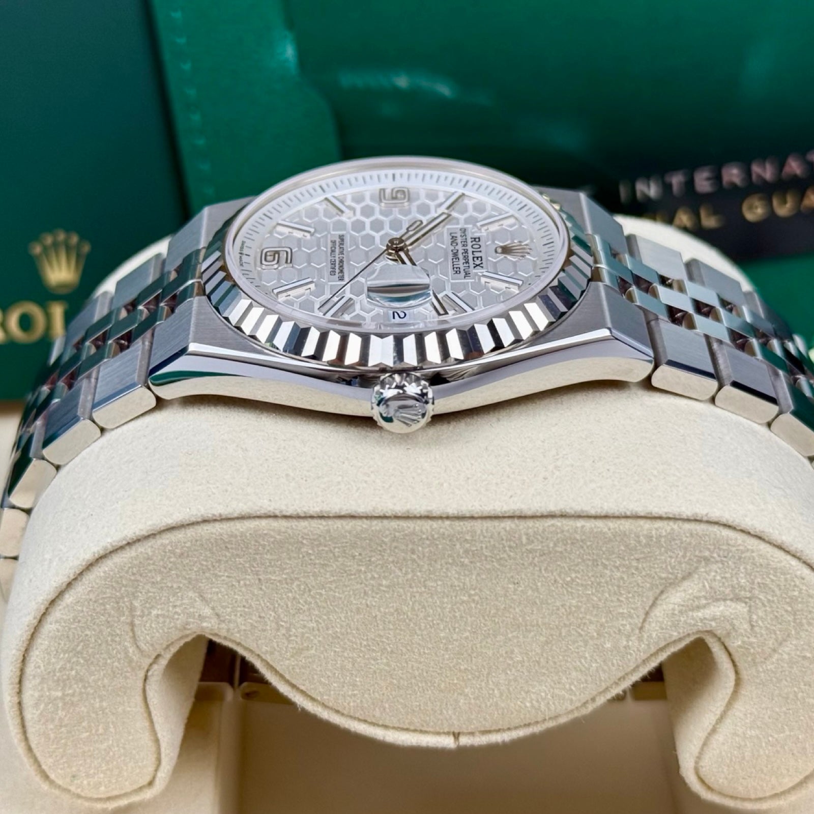 ROLEX LAND-DWELLER 36 STAHL 127234 03/2026 LC100 NEU FULLSET