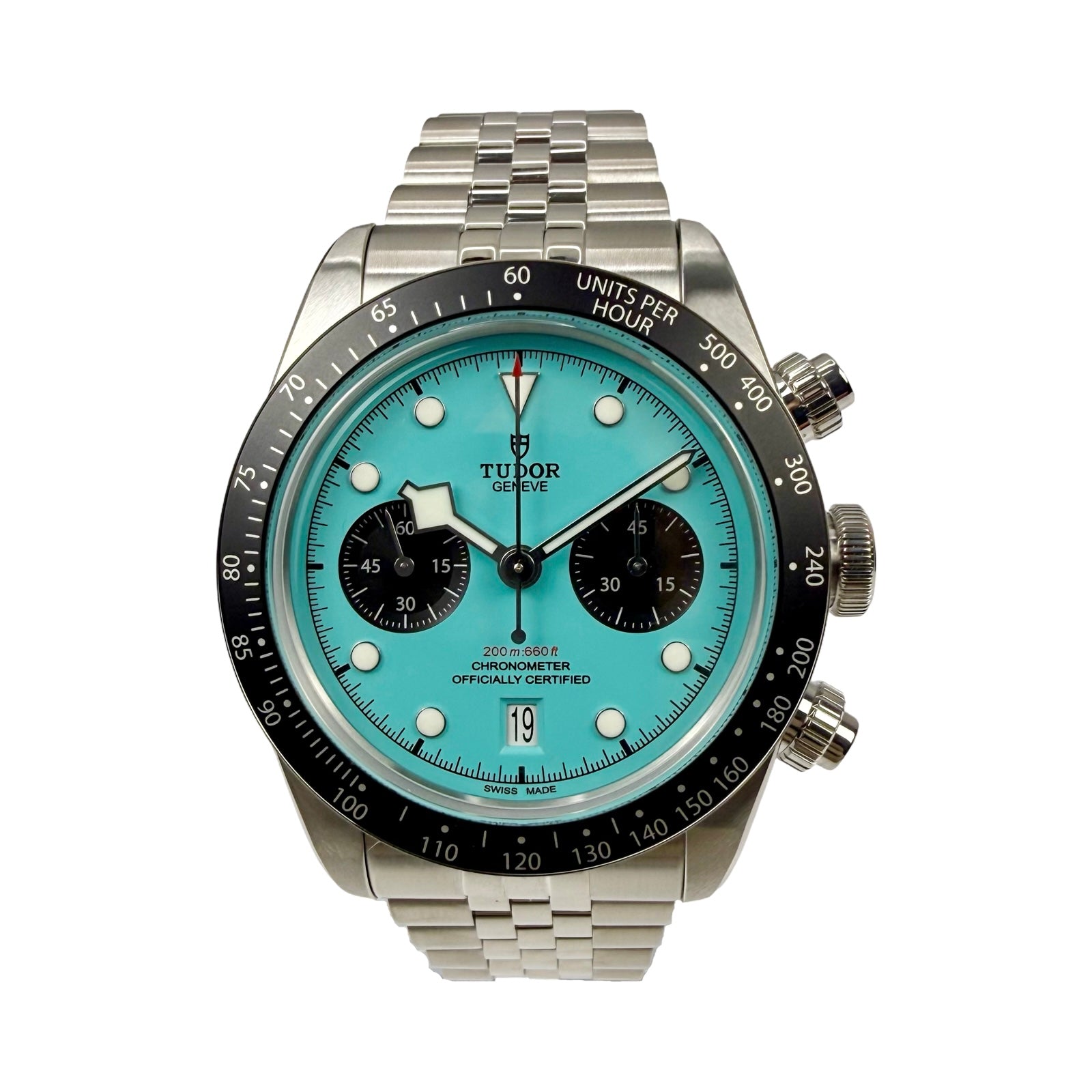Tudor Black Bay Chrono Flamingo Blue Ref. M79360N-0024 – Neu, Fullset 06/2026