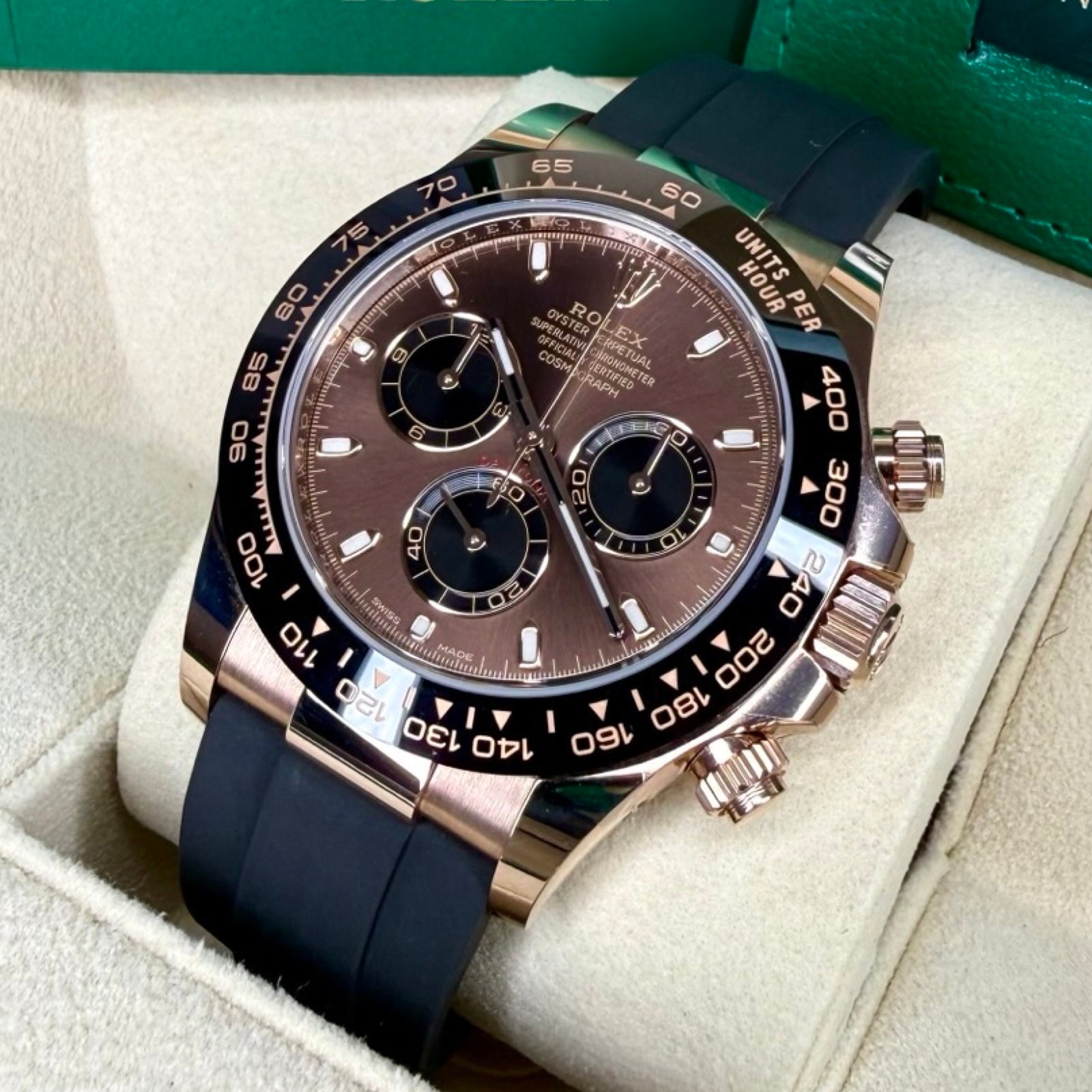 ROLEX DAYTONA OYSTERFLEX ROSÉGOLD 116515LN 12/2022 NEU FULLSET