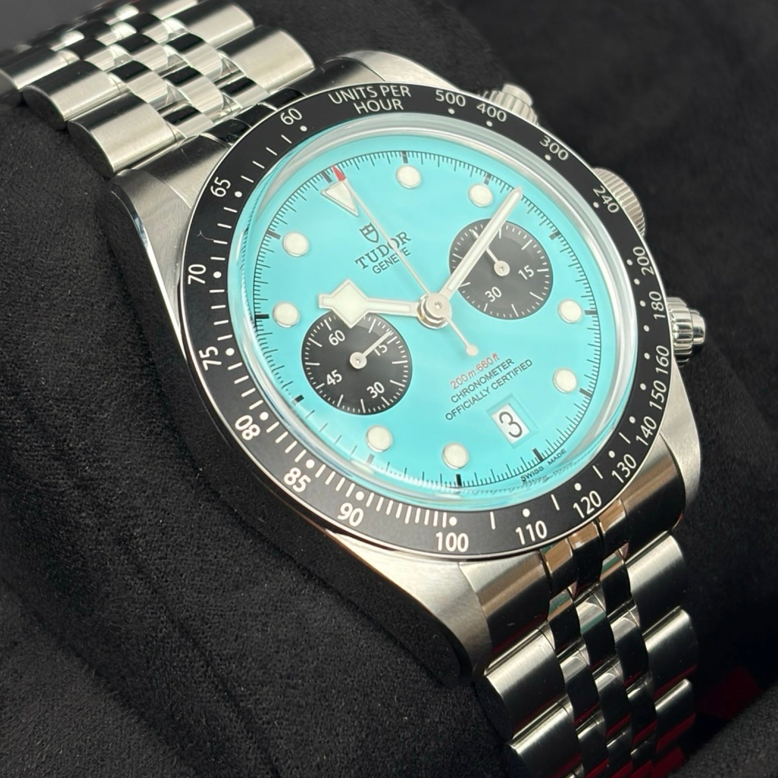 Tudor Black Bay Chrono Flamingo Blue Ref. M79360N-0024 – Neu, Fullset 05/2026