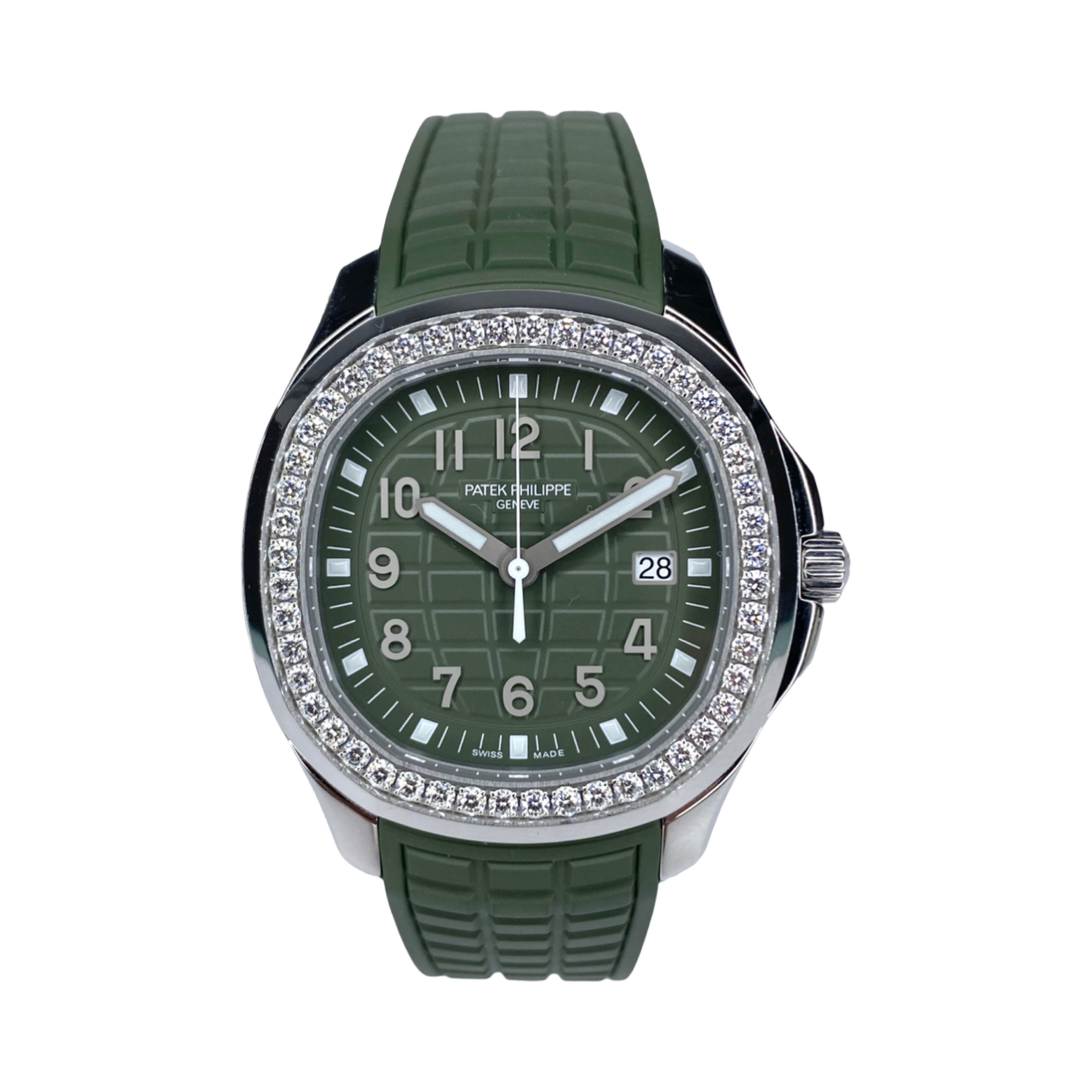 PATEK PHILIPPE AQUANAUT 5168G-010 GREEN NEW 12/2024 FULLSET