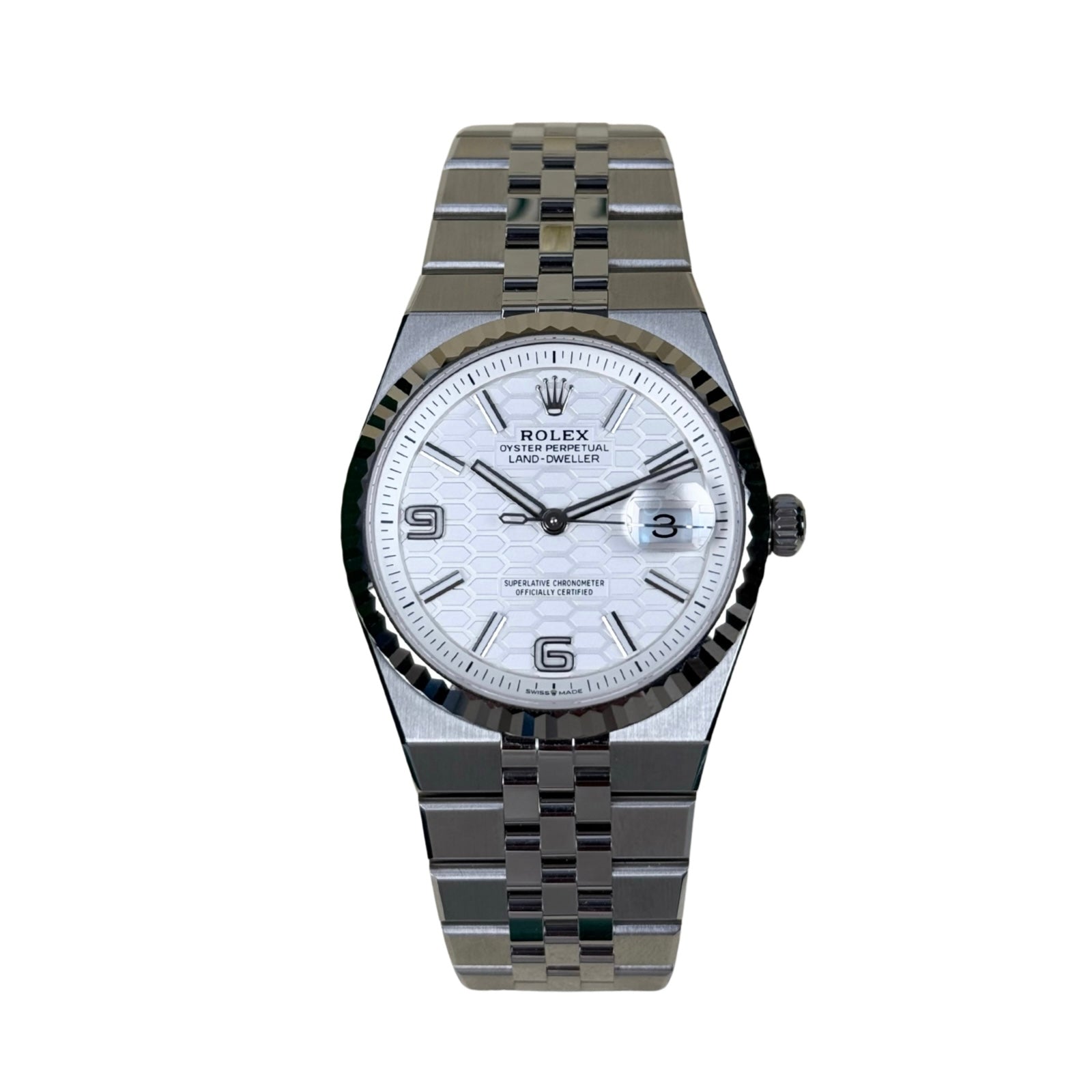 ROLEX LAND-DWELLER 36 STAHL 127234 03/2026 LC100 NEU FULLSET